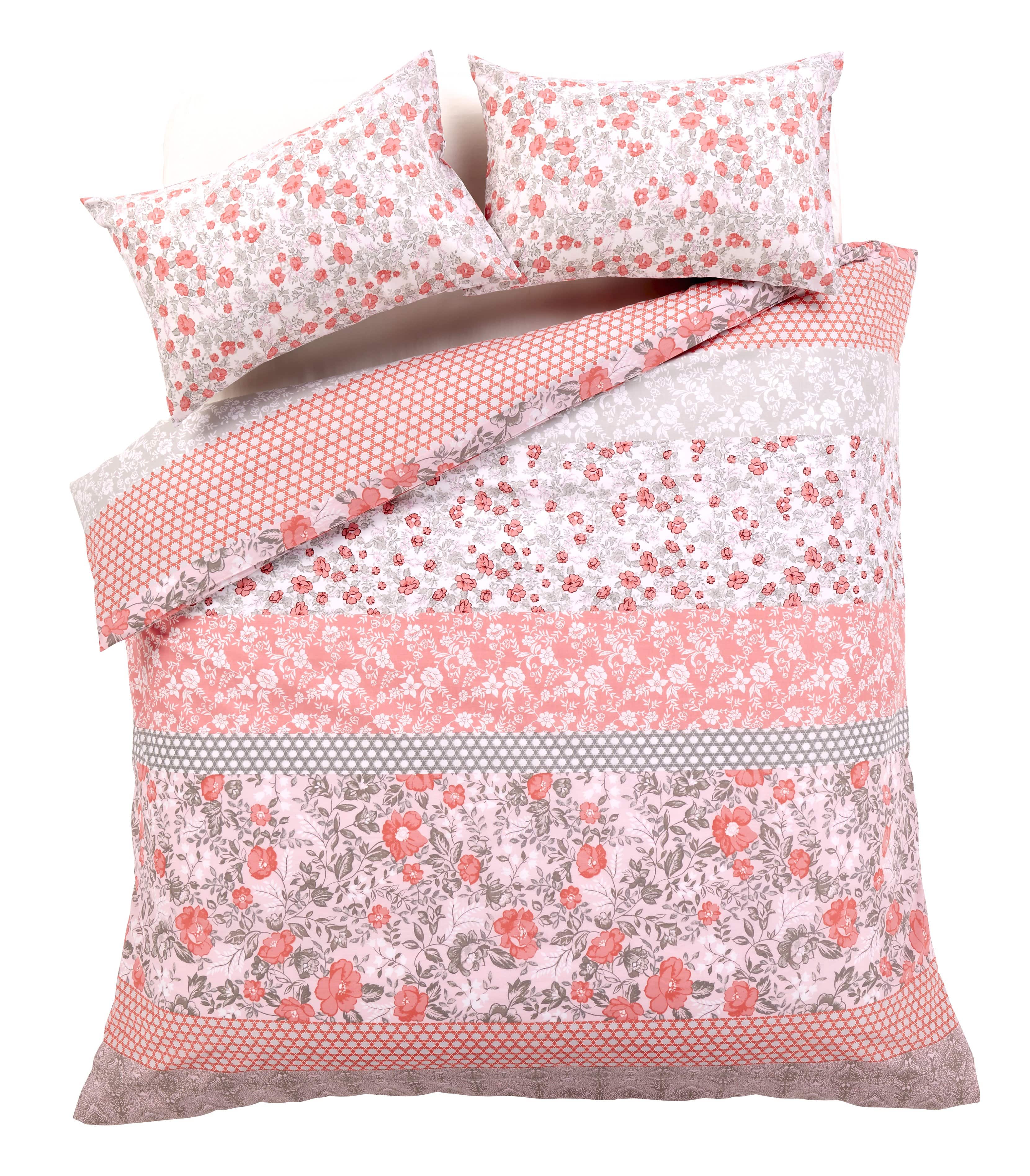 OLIVIA ROCCO Chelsea Floral Duvet Set – Cotton-Rich Easy Care Bedding