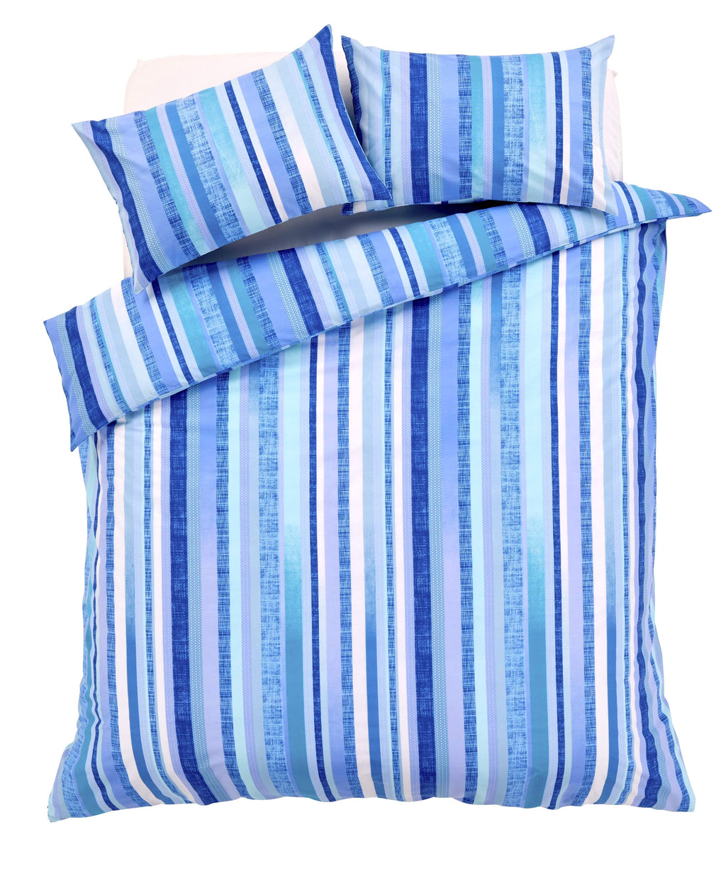 OLIVIA ROCCO Maine Stripe Duvet Set – Luxury Cotton Rich Striped Bedding