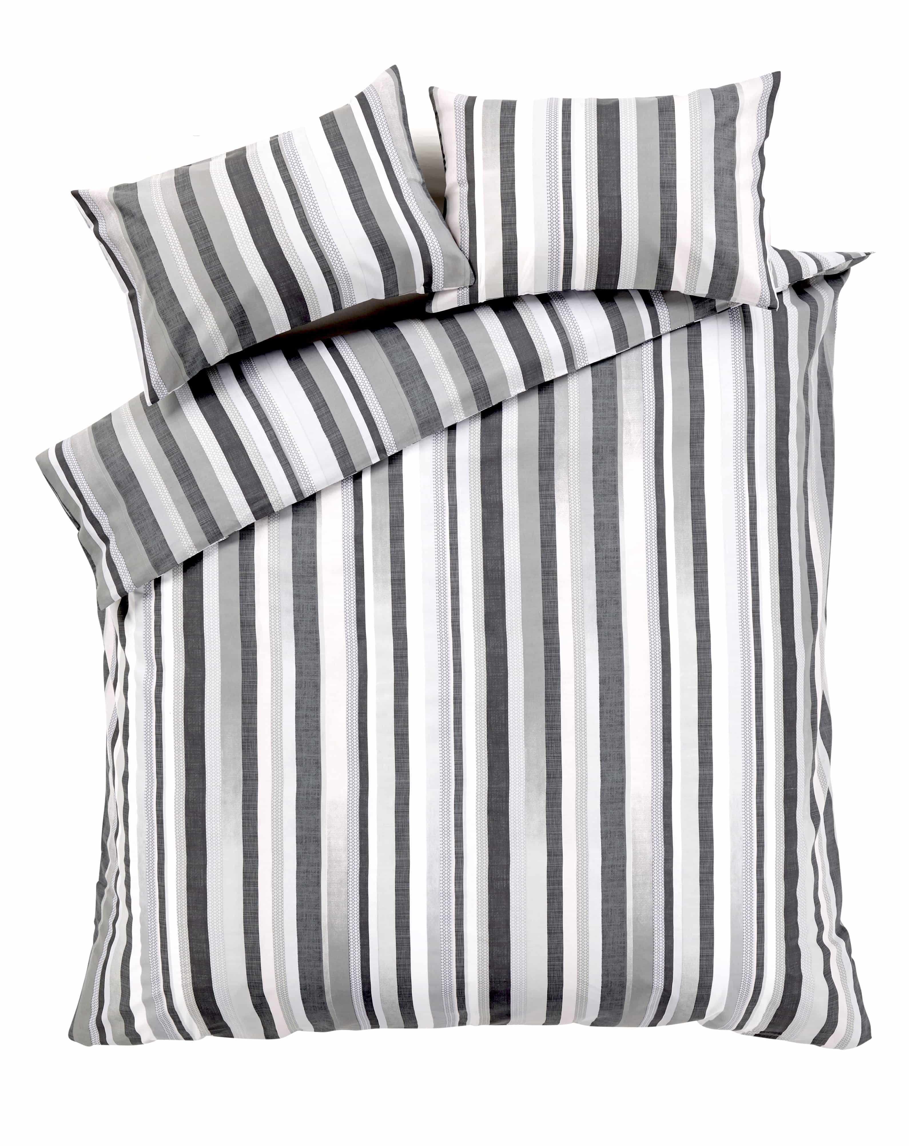 OLIVIA ROCCO Maine Stripe Duvet Set – Luxury Cotton Rich Striped Bedding