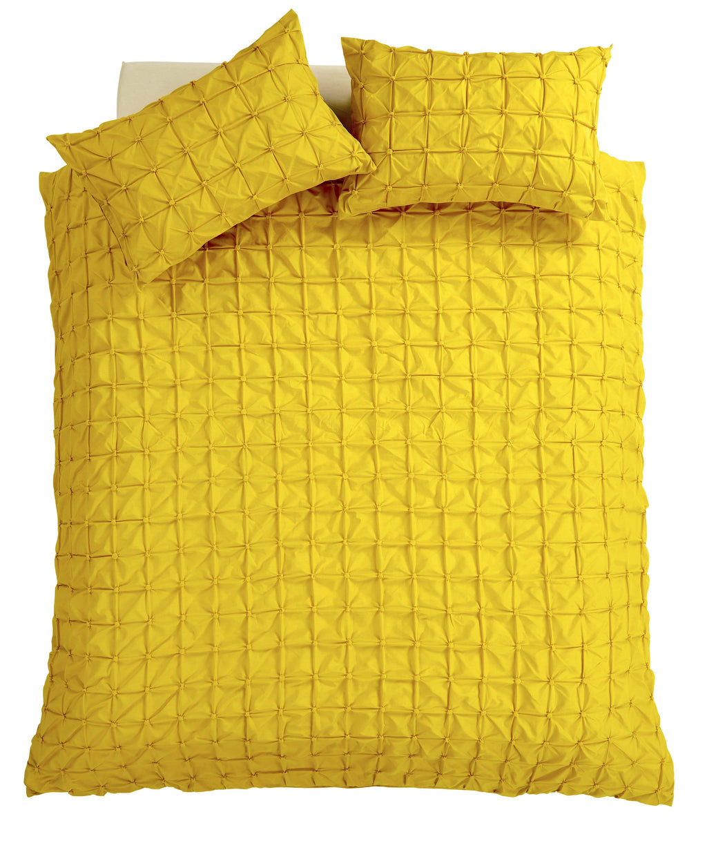 OLIVIA ROCCO Seville Pintuck Duvet Set – Luxury Cotton-Rich Bedding