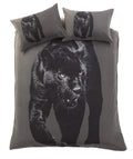 OLIVIA ROCCO Black Panther 3D Duvet Set – Cotton Rich OEKO-TEX Bedding