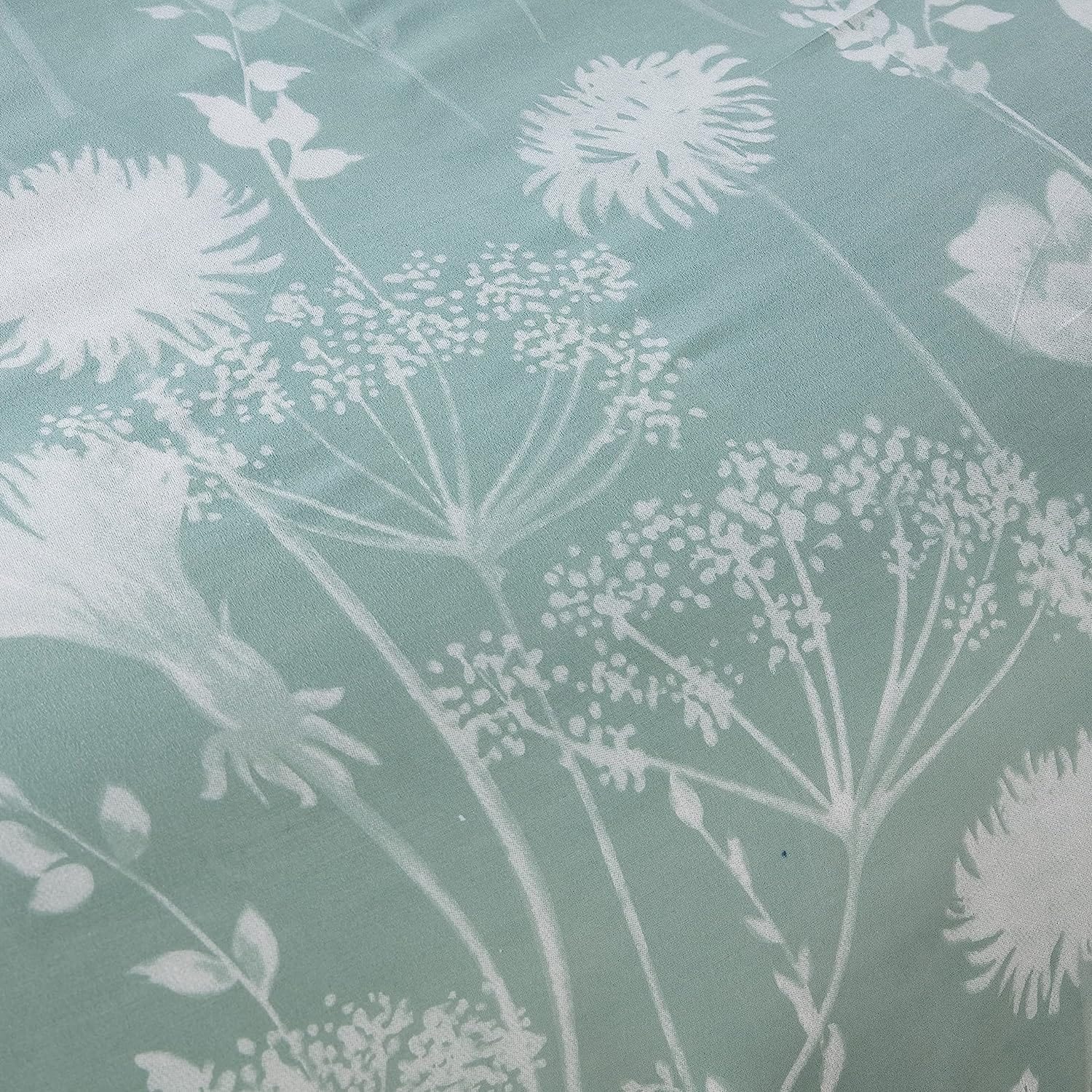 OLIVIA ROCCO Meadow Sage Green Printed Duvet Cover Set – King Size Bedding