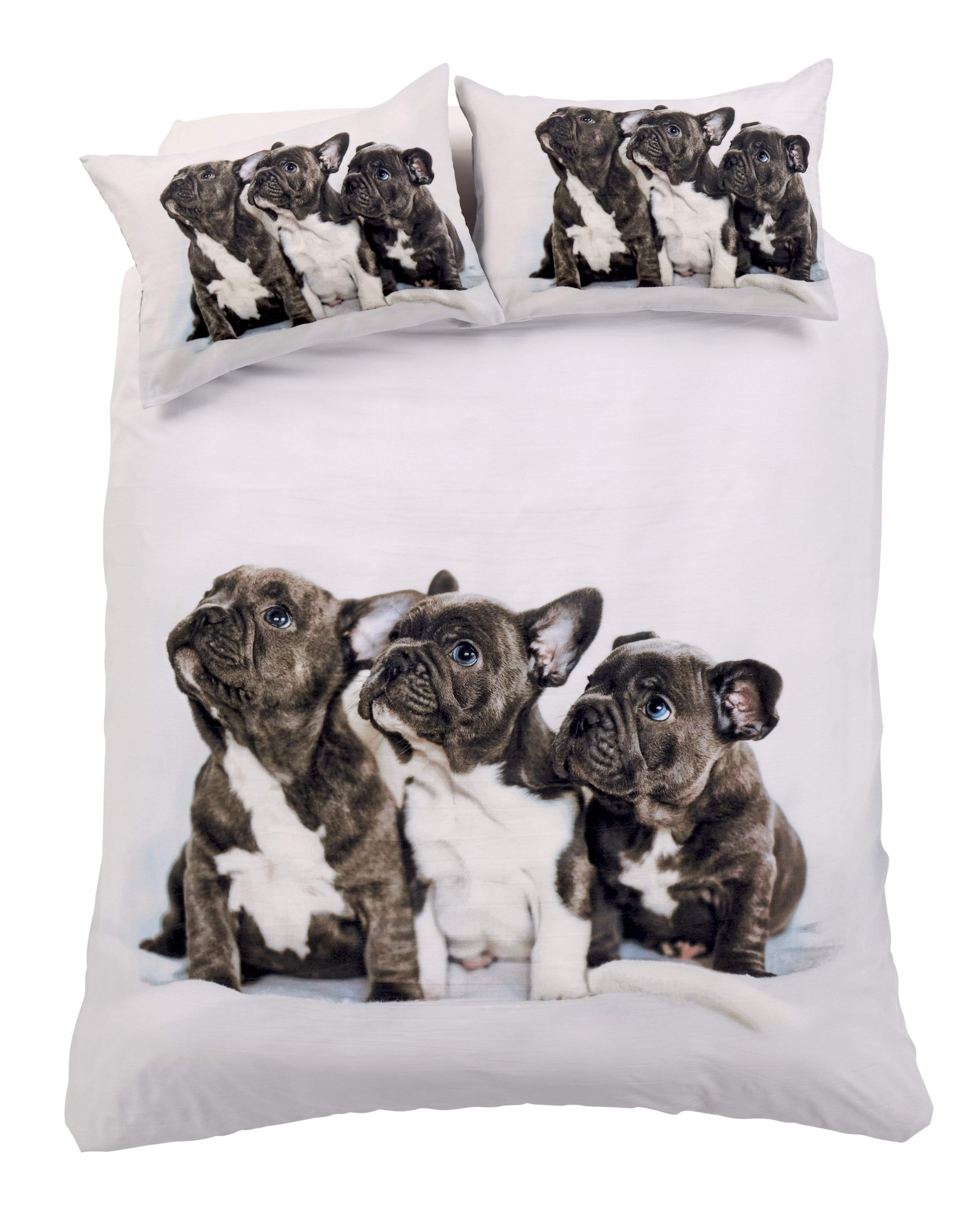 OLIVIA ROCCO Frenchie Duvet Set – Cotton Rich Vibrant Bedding Set