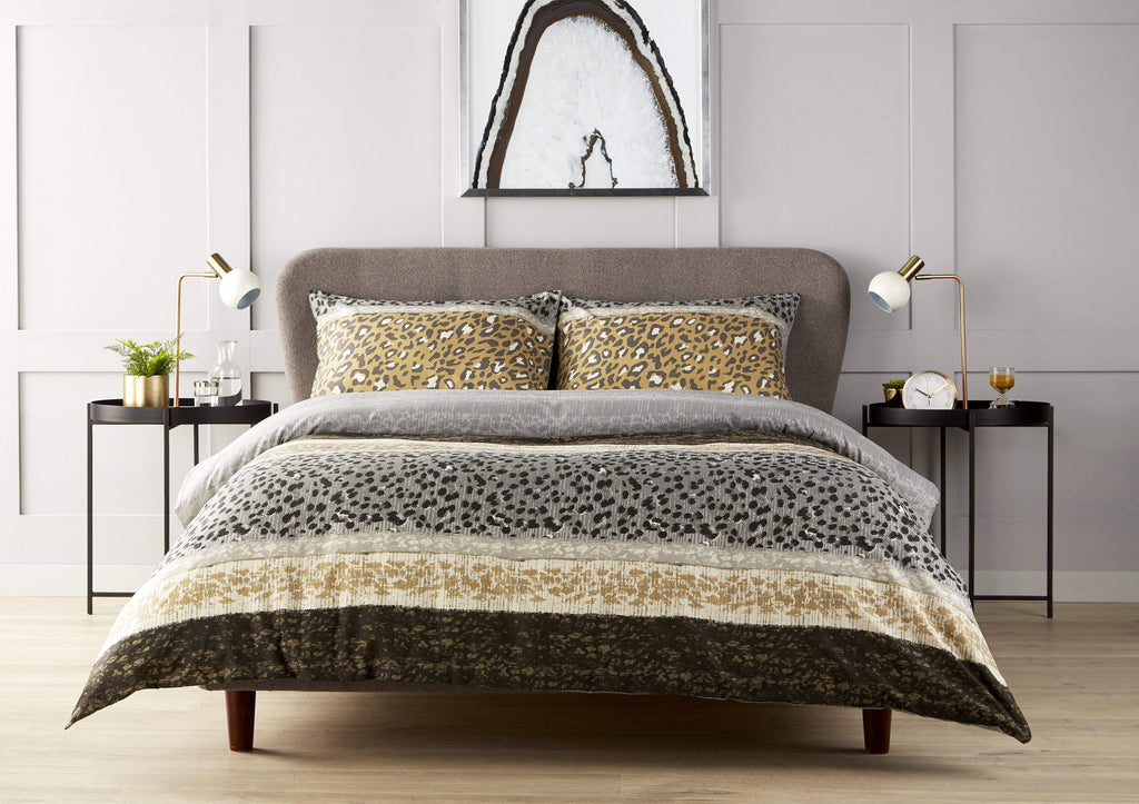 OLIVIA ROCCO Safari Print Duvet Set – Cotton Rich Jungle Bedding