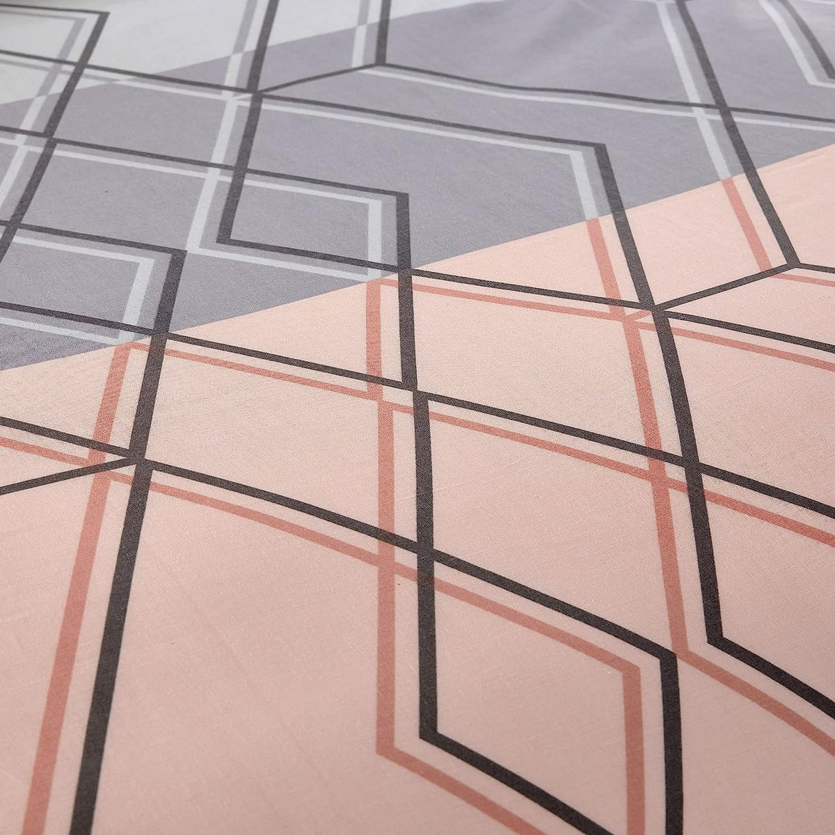 OLIVIA ROCCO Havanna Geo Duvet Cover Set | Luxury Cotton Blend Bedding