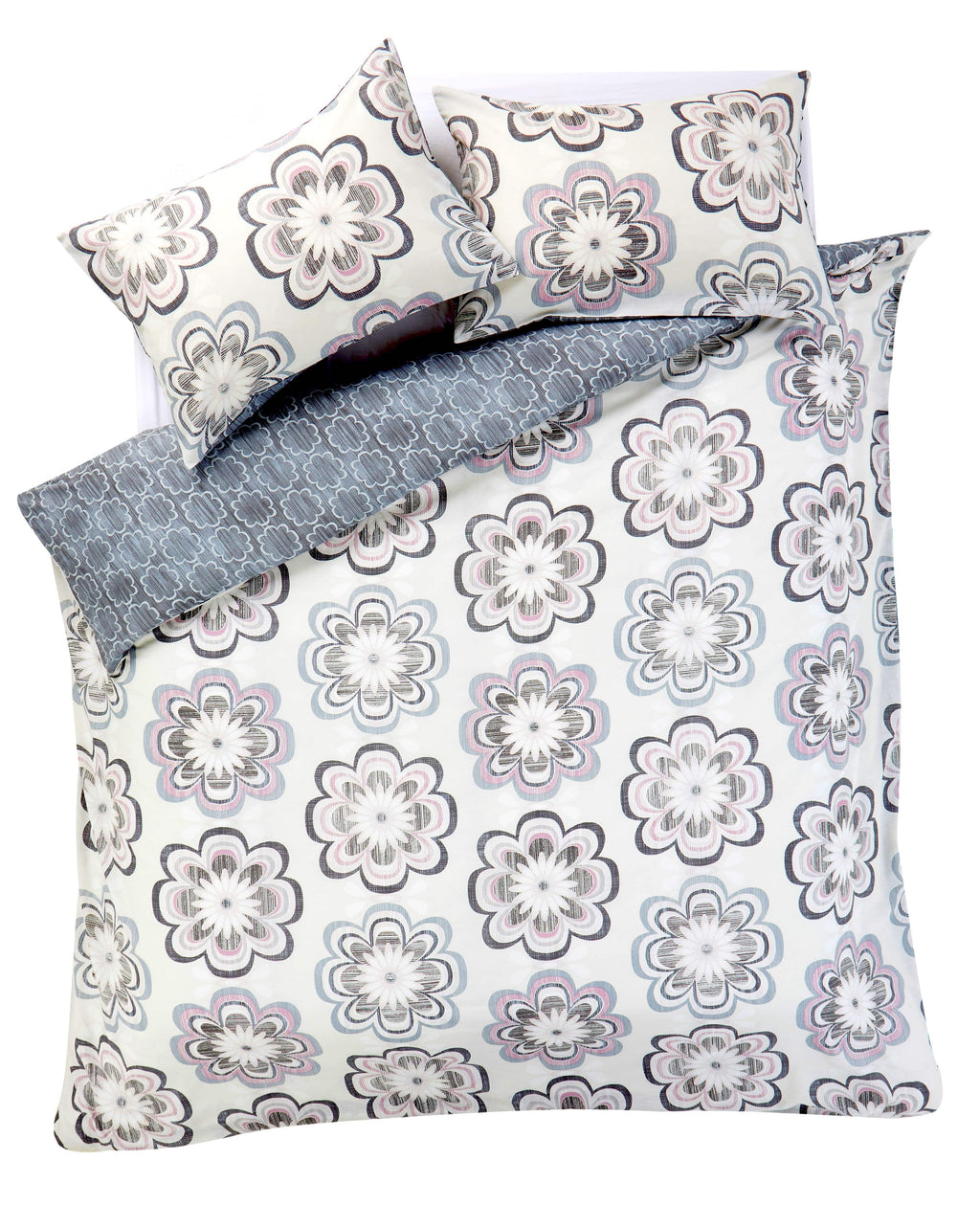 OLIVIA ROCCO Peony Floral Duvet Cover Set | Cotton Rich Bedding