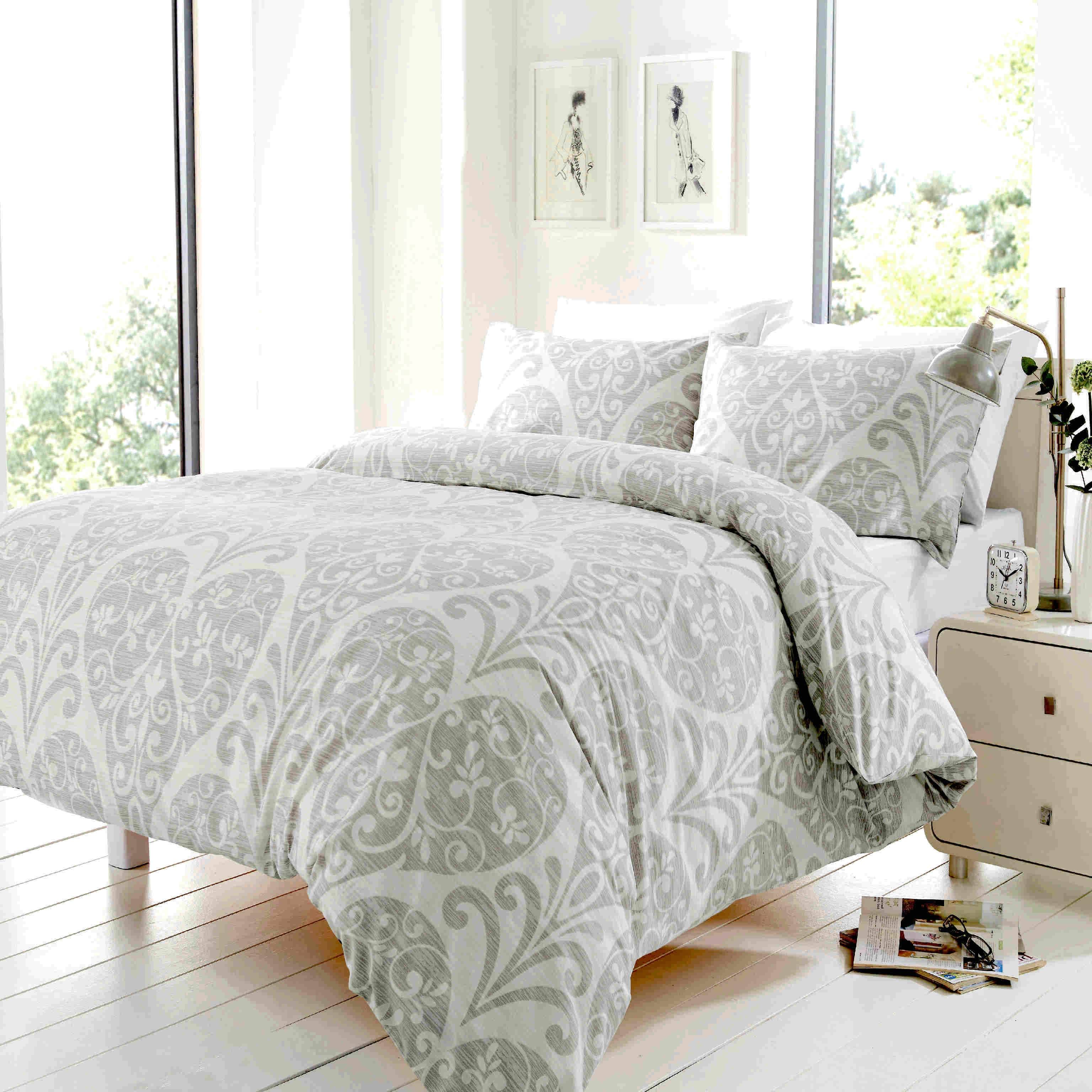 OLIVIA ROCCO Chloe Cotton-Blend Duvet Set | OEKO-TEX Easy Care Bedding