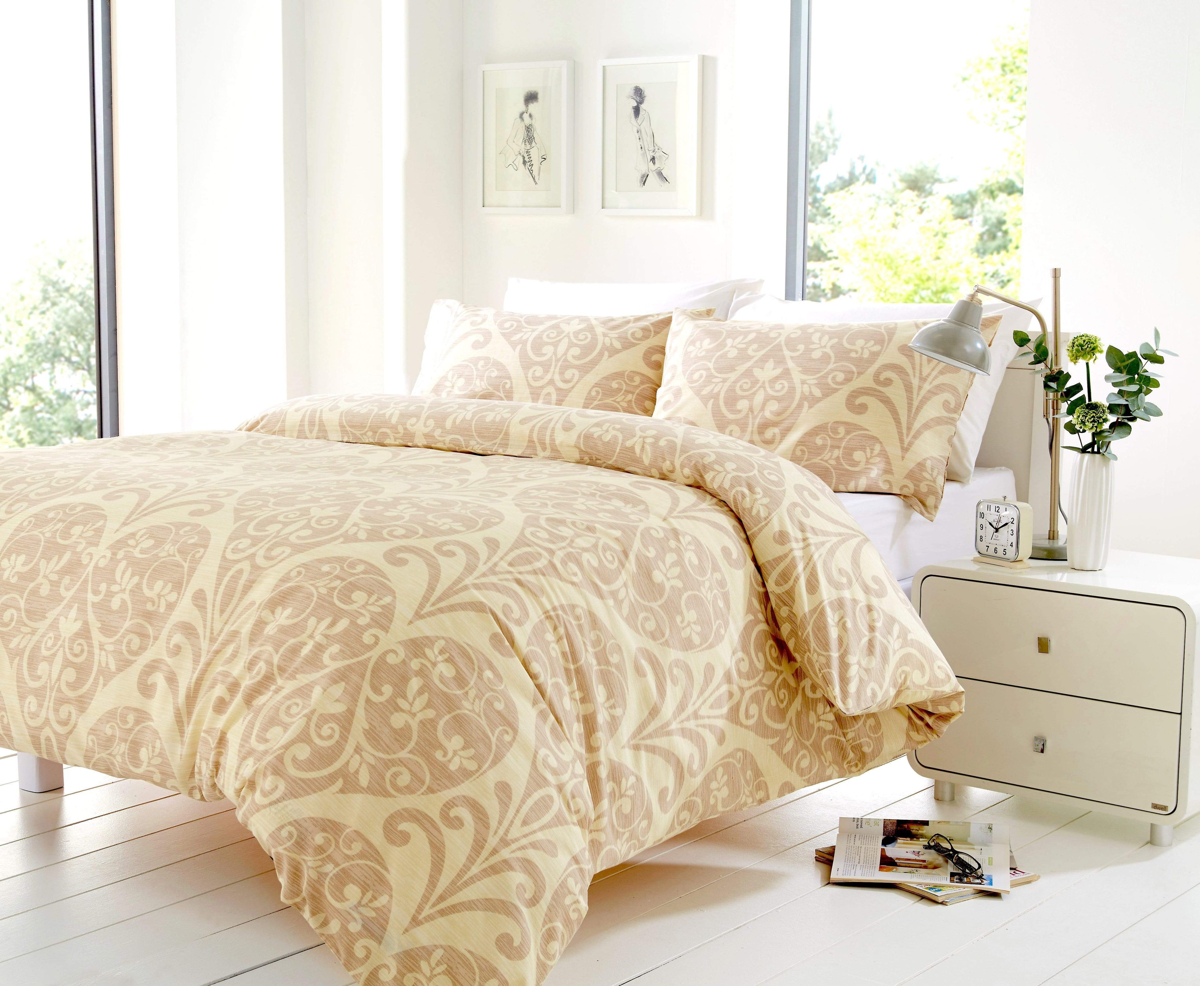 OLIVIA ROCCO Chloe Cotton-Blend Duvet Set | OEKO-TEX Easy Care Bedding