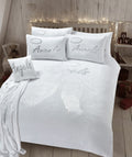 OLIVIA ROCCO Angel Wings Teddy Fleece Duvet Set – Soft Faux Fur Bedding