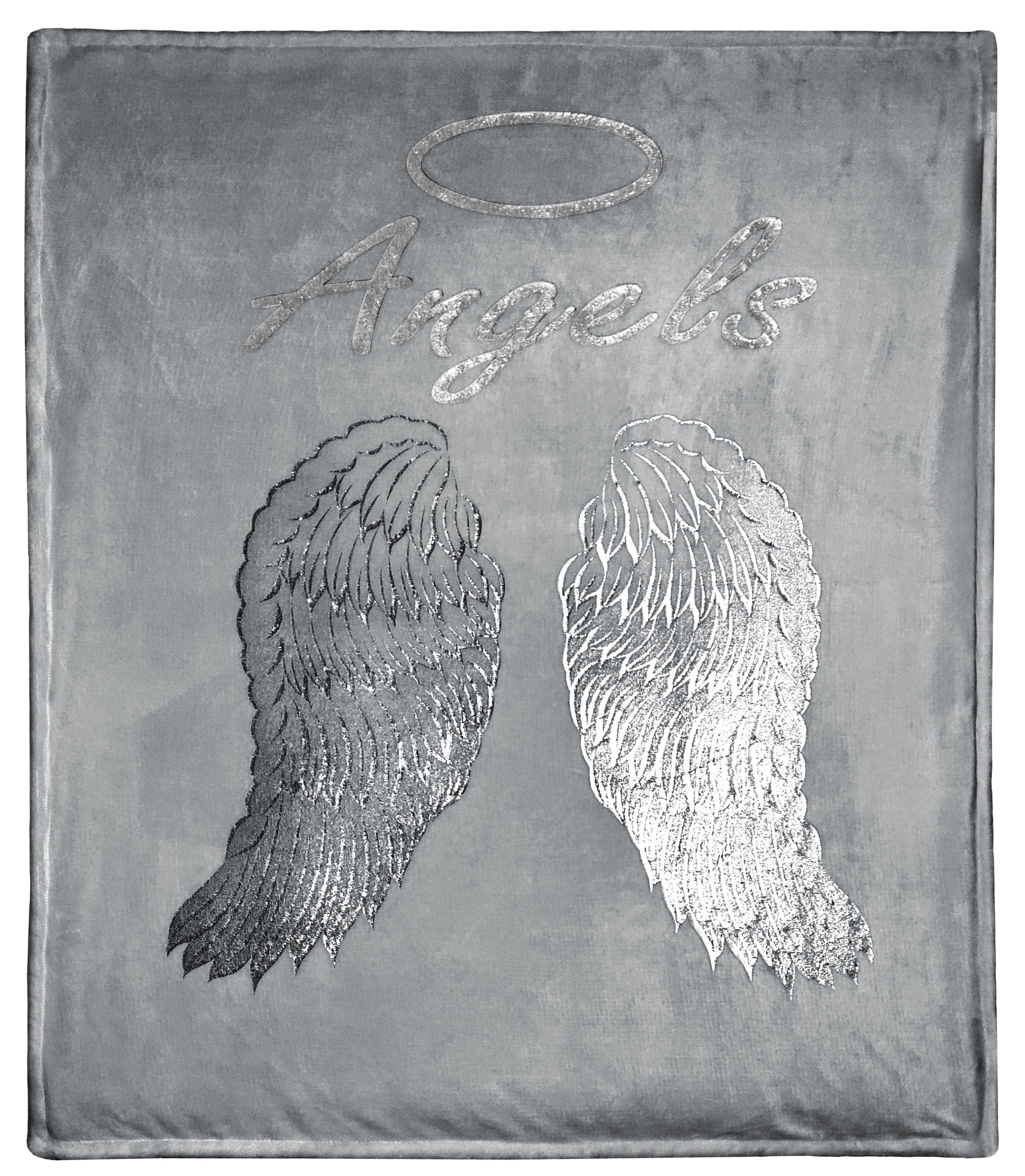 OLIVIA ROCCO Angel Wings Teddy Fleece Duvet Set – Soft Faux Fur Bedding