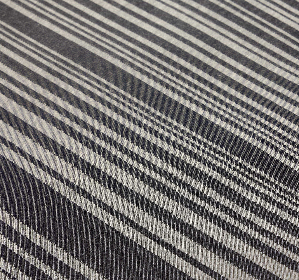 OLIVIA ROCCO Stripe Jacquard Duvet Cover Set | Reversible Cotton Blend