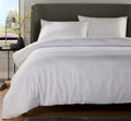 OLIVIA ROCCO Stripe Jacquard Duvet Cover Set | Reversible Cotton Blend