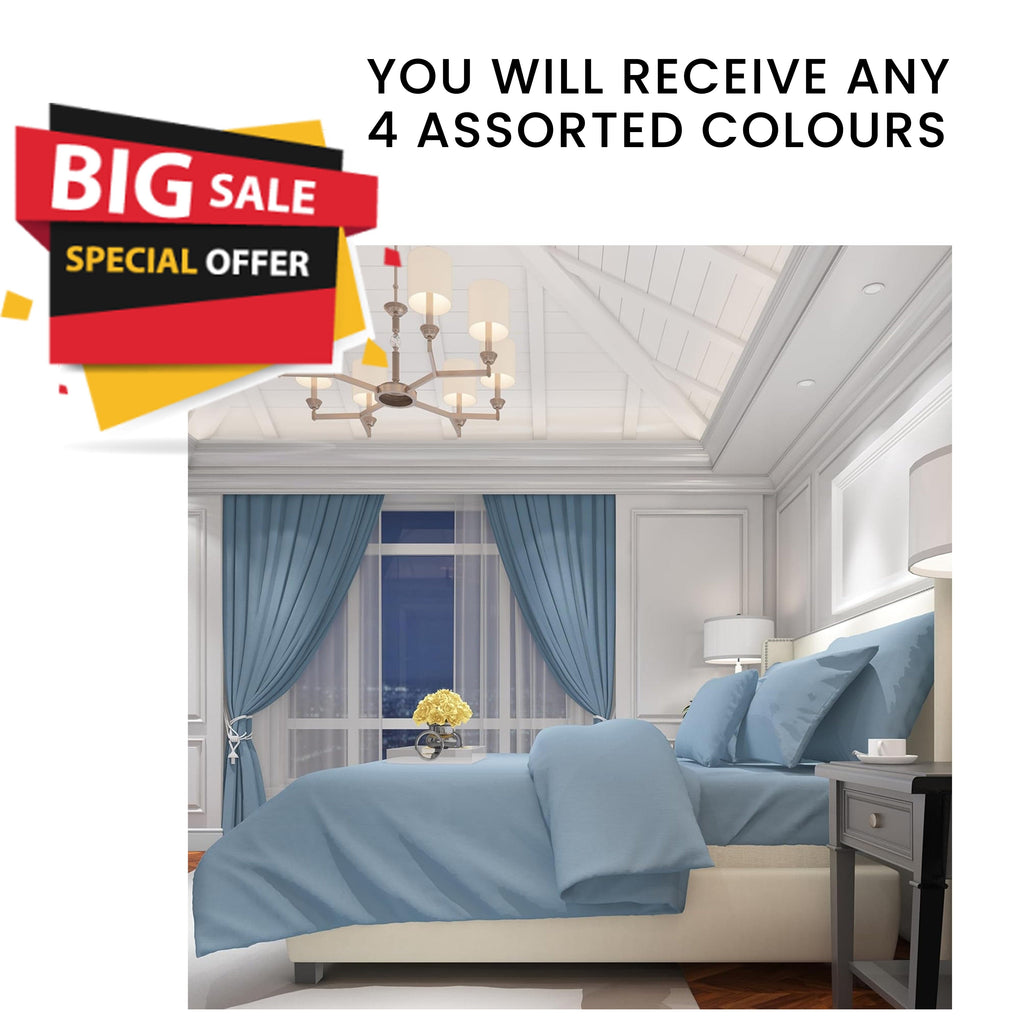 OLIVIA ROCCO 4-Pack Flannelette Fitted Sheets – Extra Deep Brushed Cotton