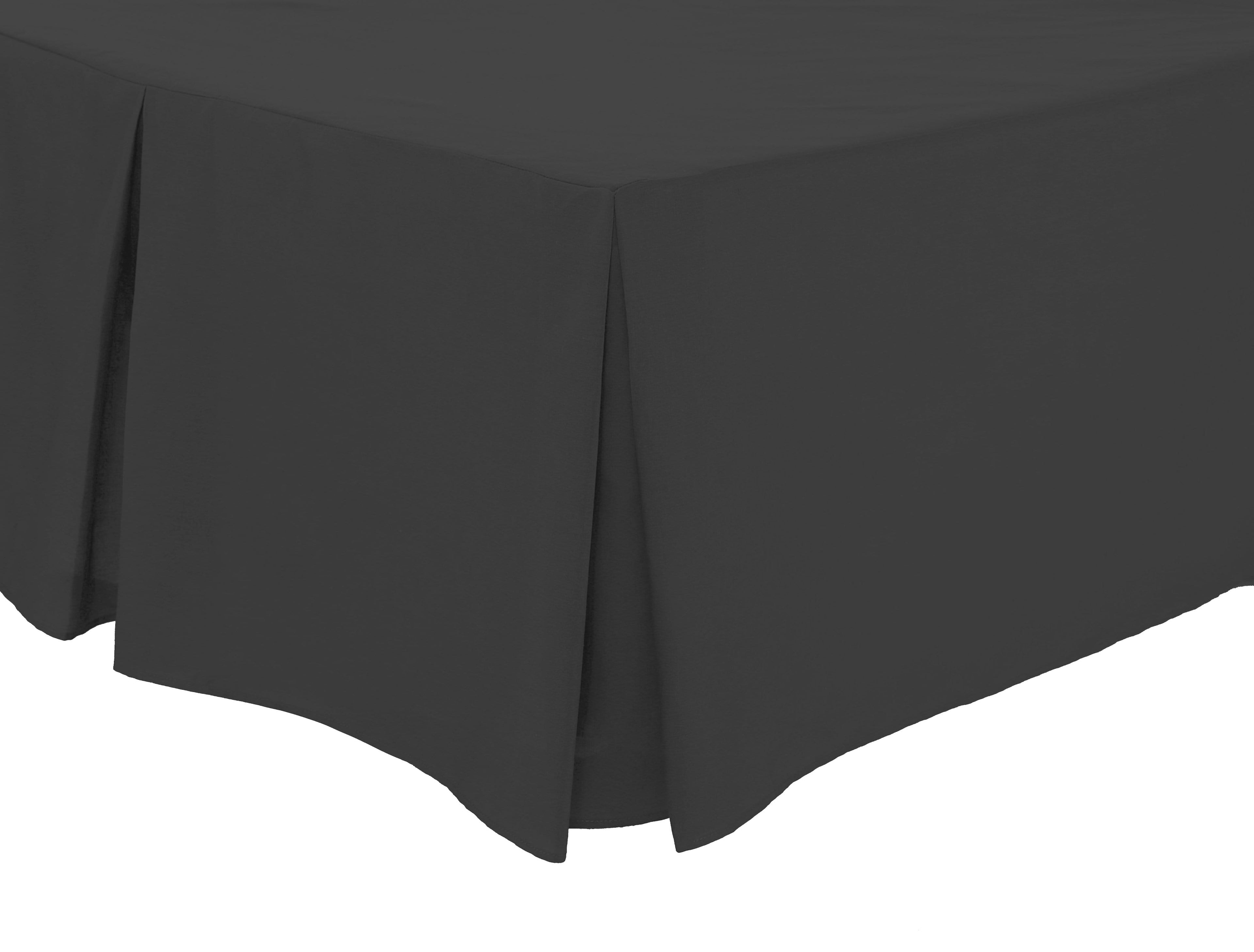 OLIVIA ROCCO Pleated Valance Sheet – Cotton Blend Fitted Bedding
