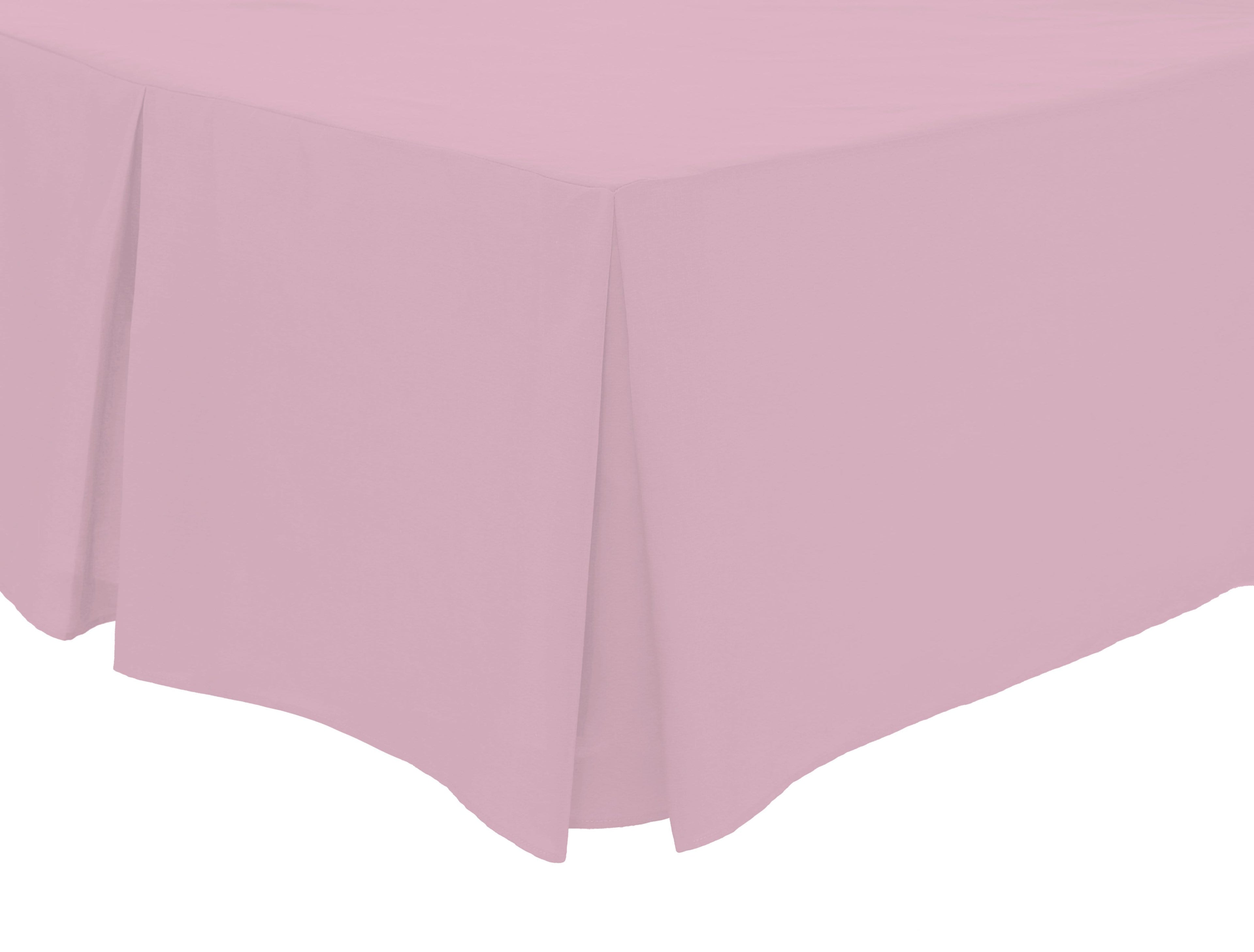 OLIVIA ROCCO Pleated Valance Sheet – Cotton Blend Fitted Bedding