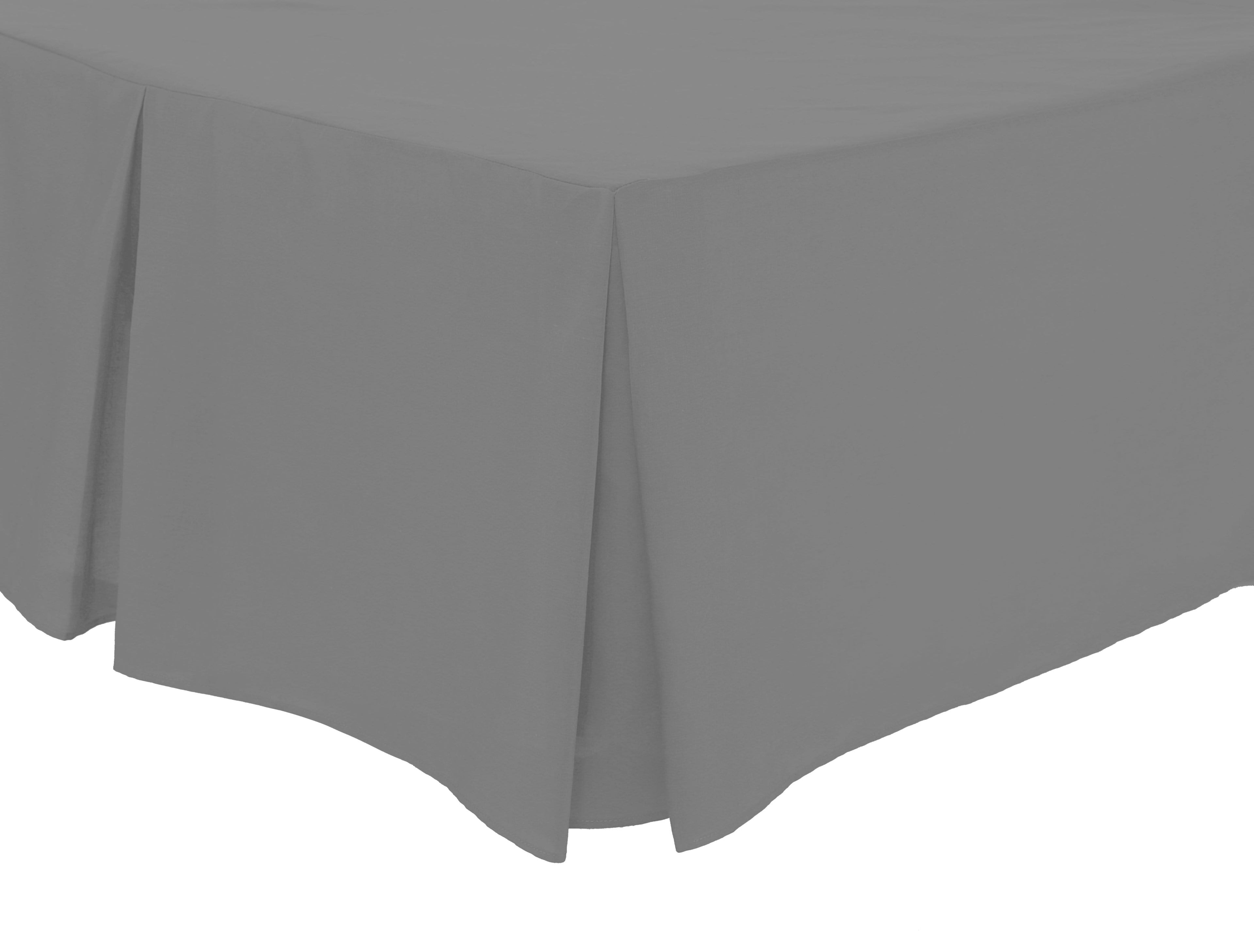OLIVIA ROCCO Pleated Valance Sheet – Cotton Blend Fitted Bedding