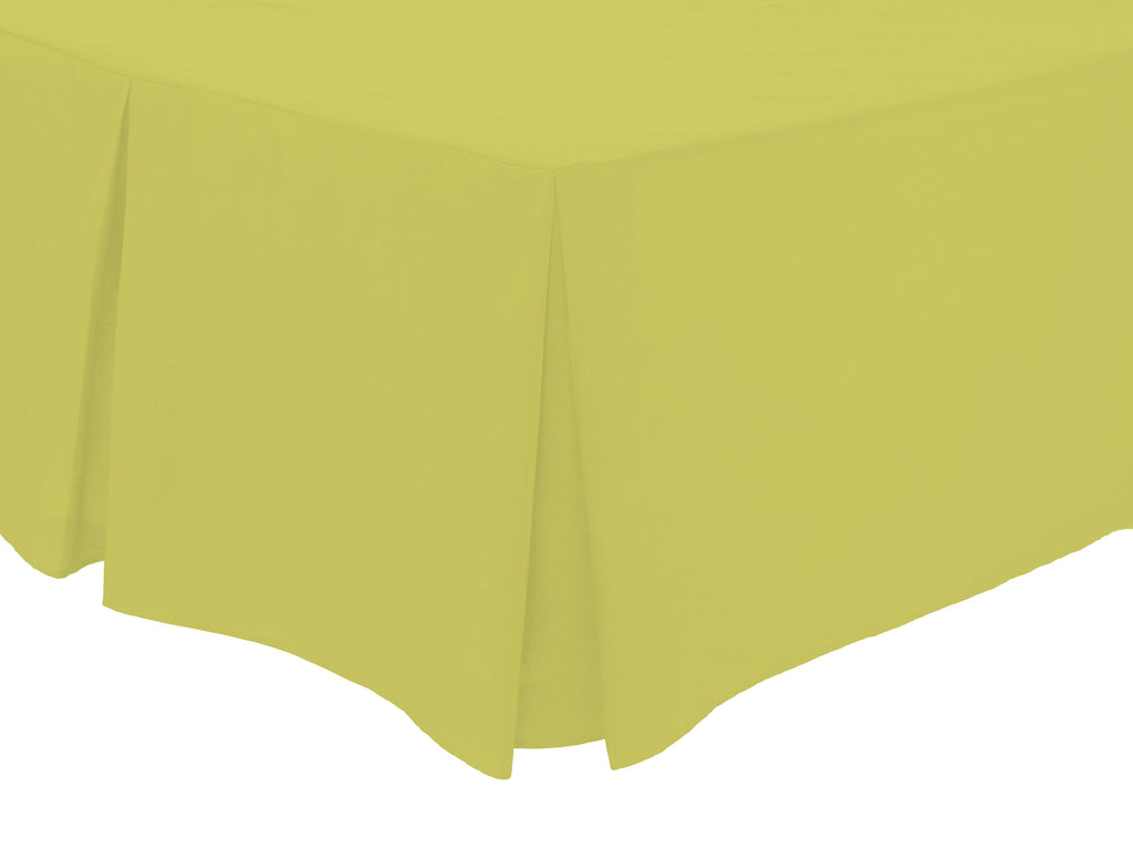 OLIVIA ROCCO Pleated Valance Sheet – Cotton Blend Fitted Bedding