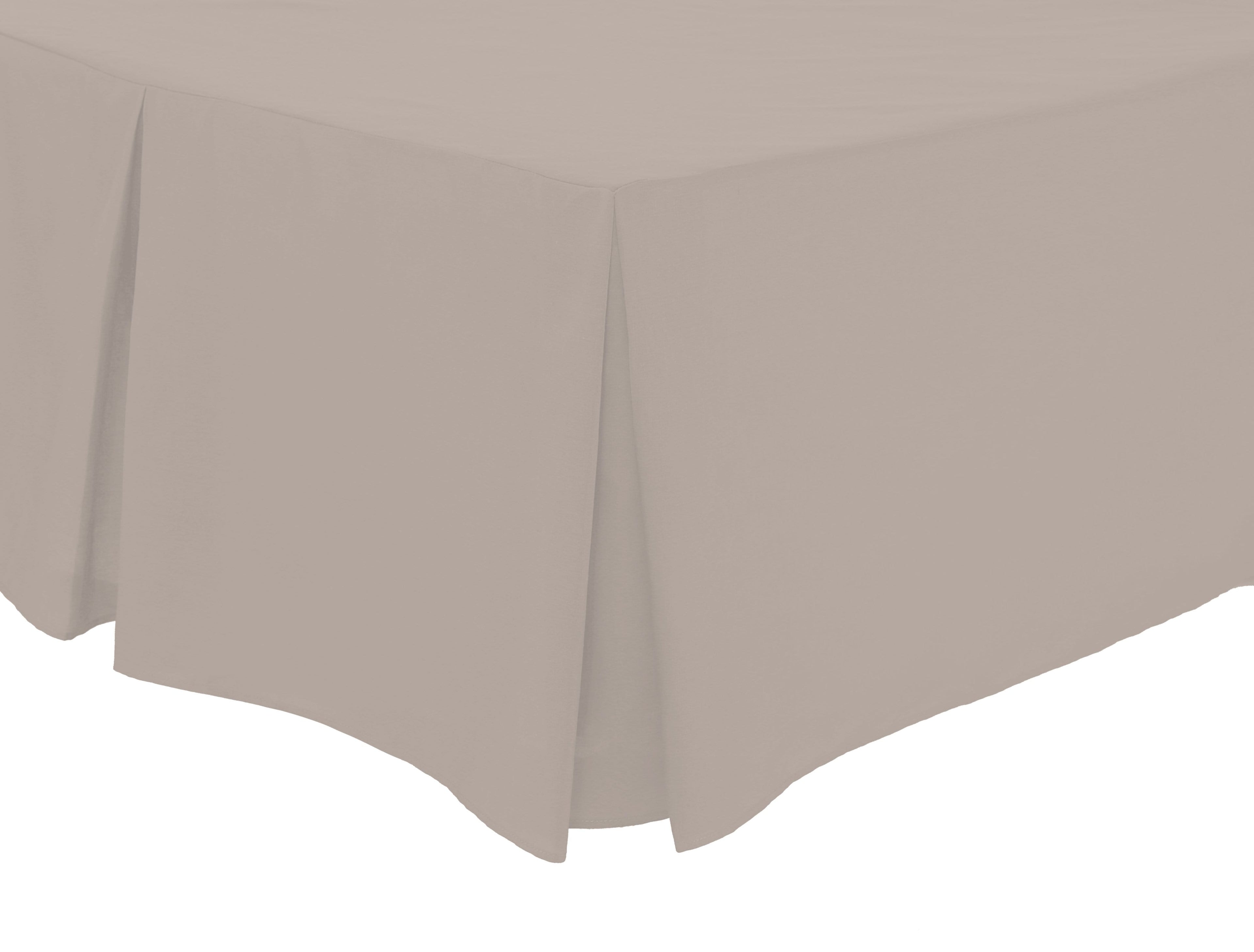 OLIVIA ROCCO Pleated Valance Sheet – Cotton Blend Fitted Bedding
