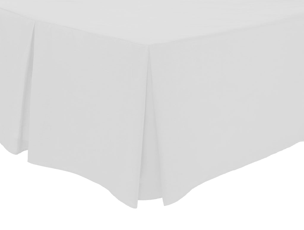 OLIVIA ROCCO Pleated Valance Sheet – Cotton Blend Fitted Bedding