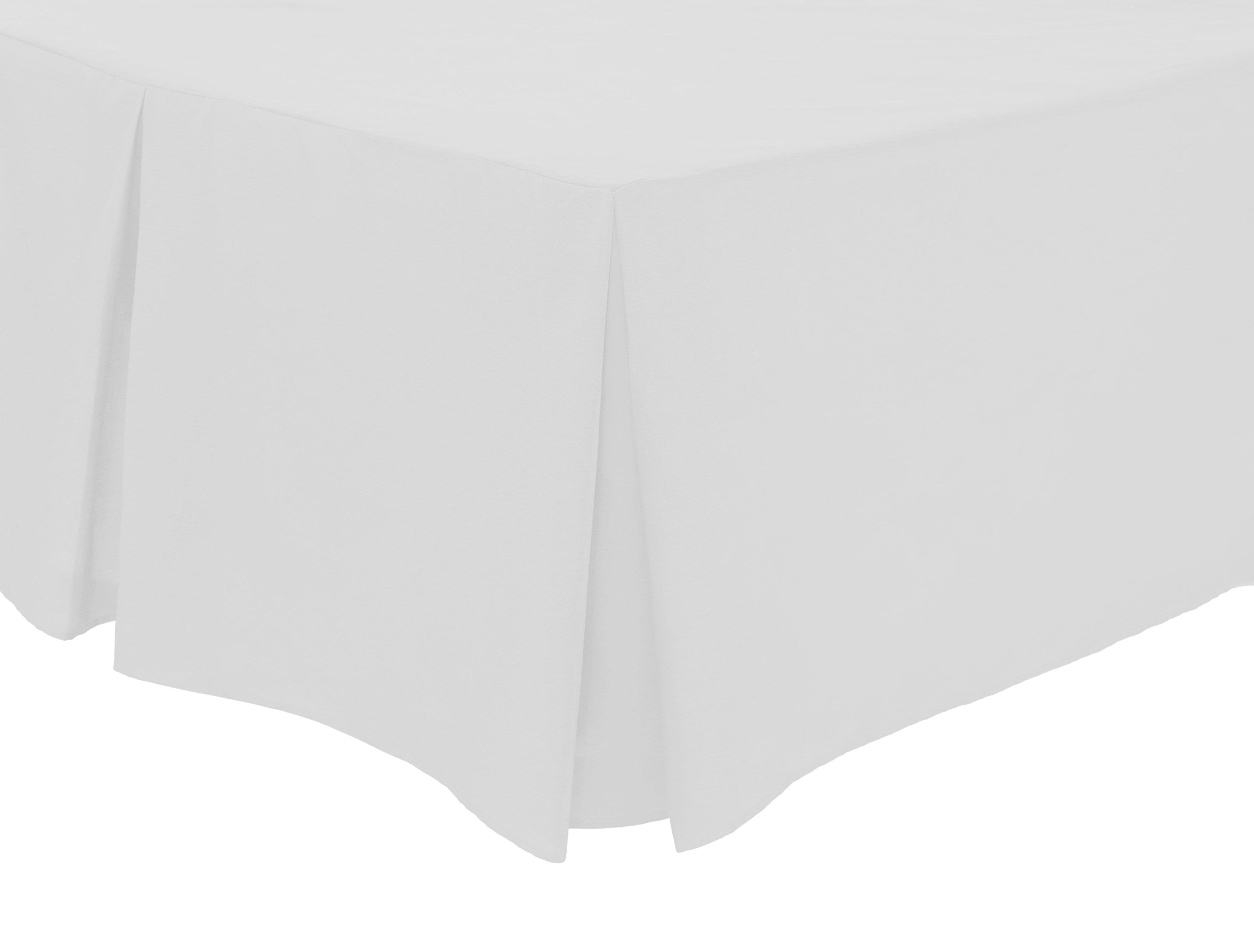 OLIVIA ROCCO Pleated Valance Sheet – Cotton Blend Fitted Bedding