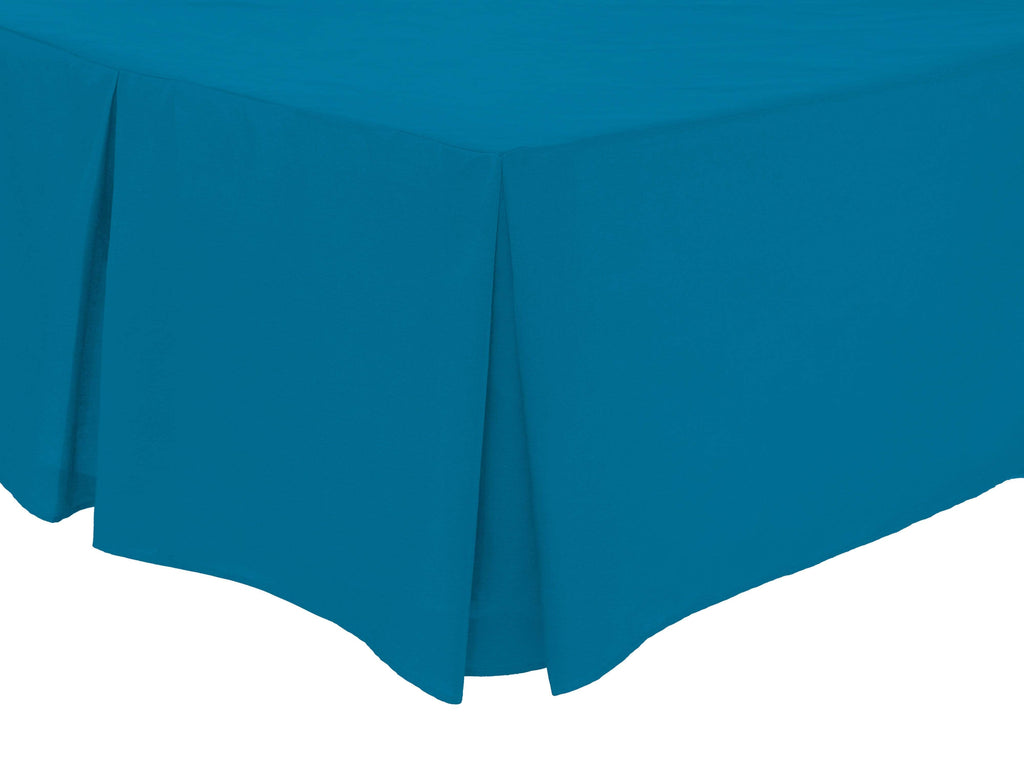 OLIVIA ROCCO Pleated Valance Sheet – Cotton Blend Fitted Bedding