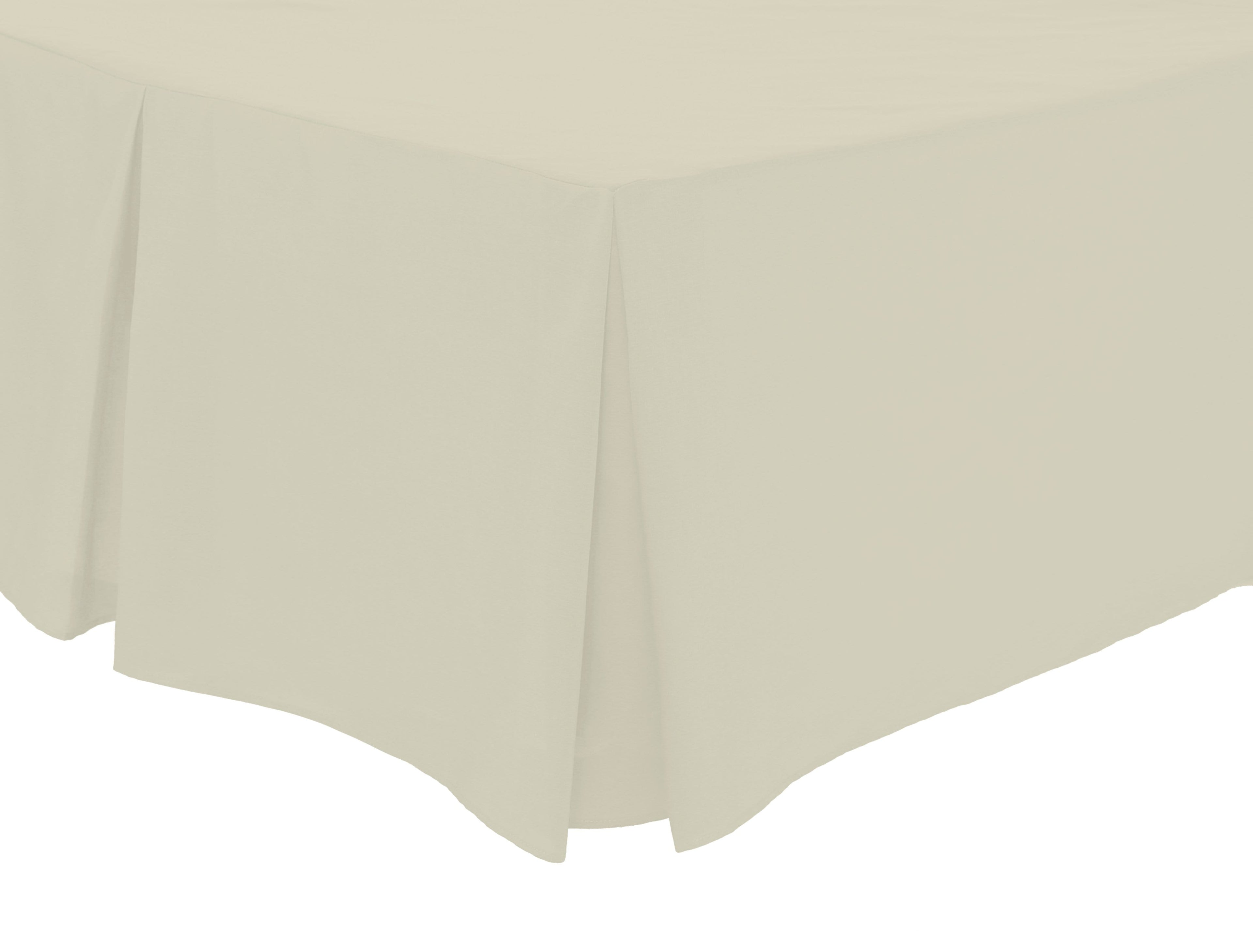 OLIVIA ROCCO Pleated Valance Sheet – Cotton Blend Fitted Bedding