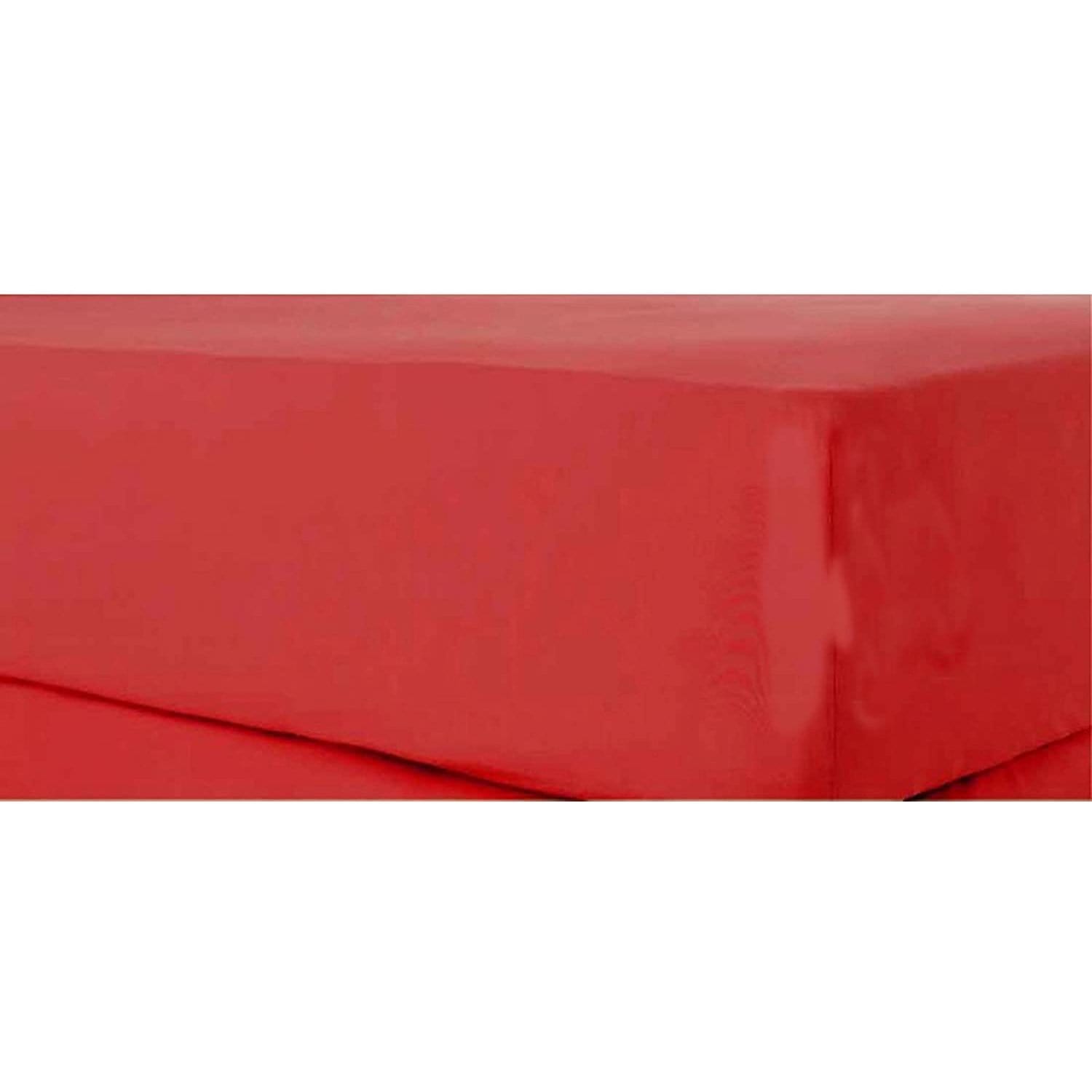 OLIVIA ROCCO Percale Fitted Sheet – 180 TC Soft Cotton Blend Bedding