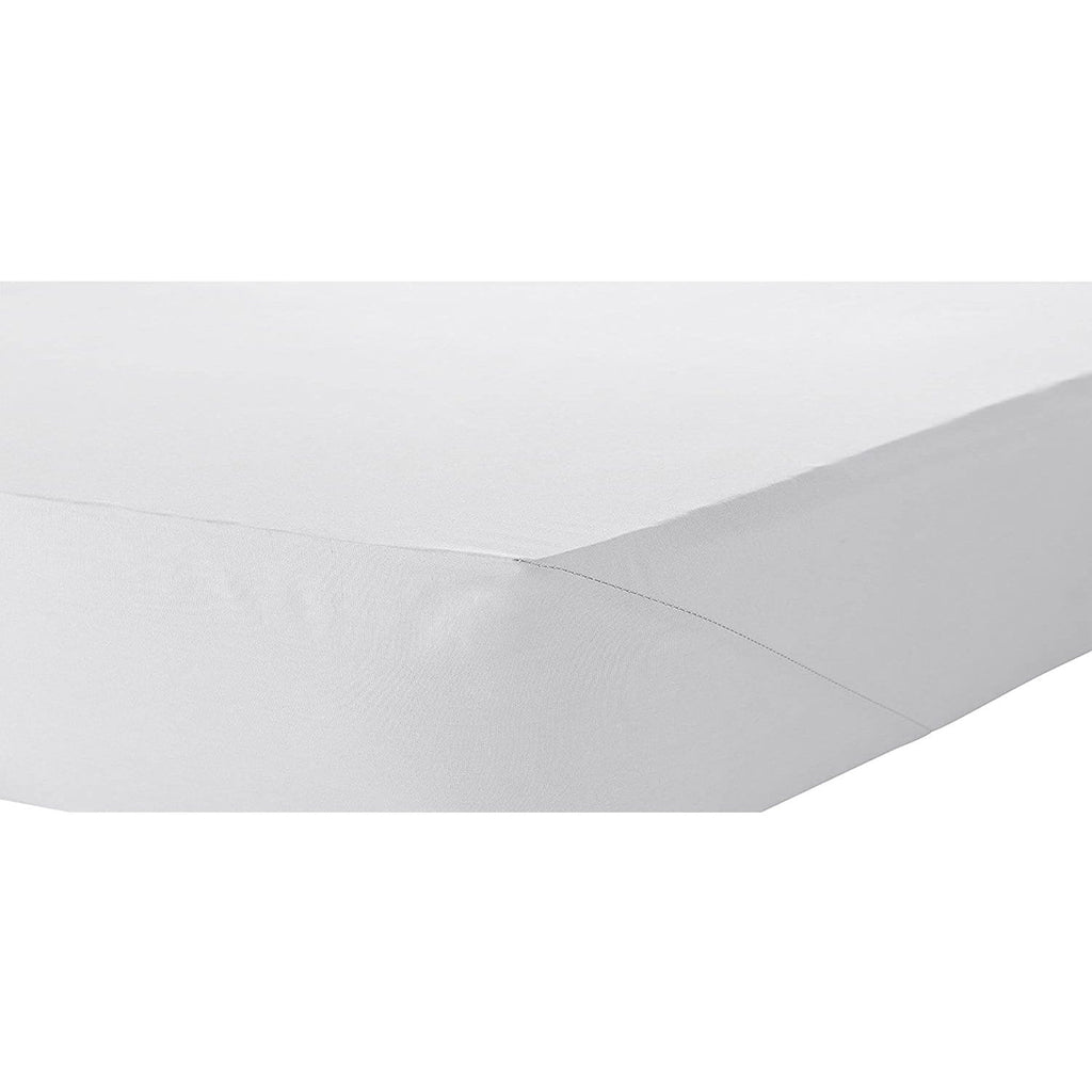 OLIVIA ROCCO Percale Fitted Sheet – 180 TC Soft Cotton Blend Bedding