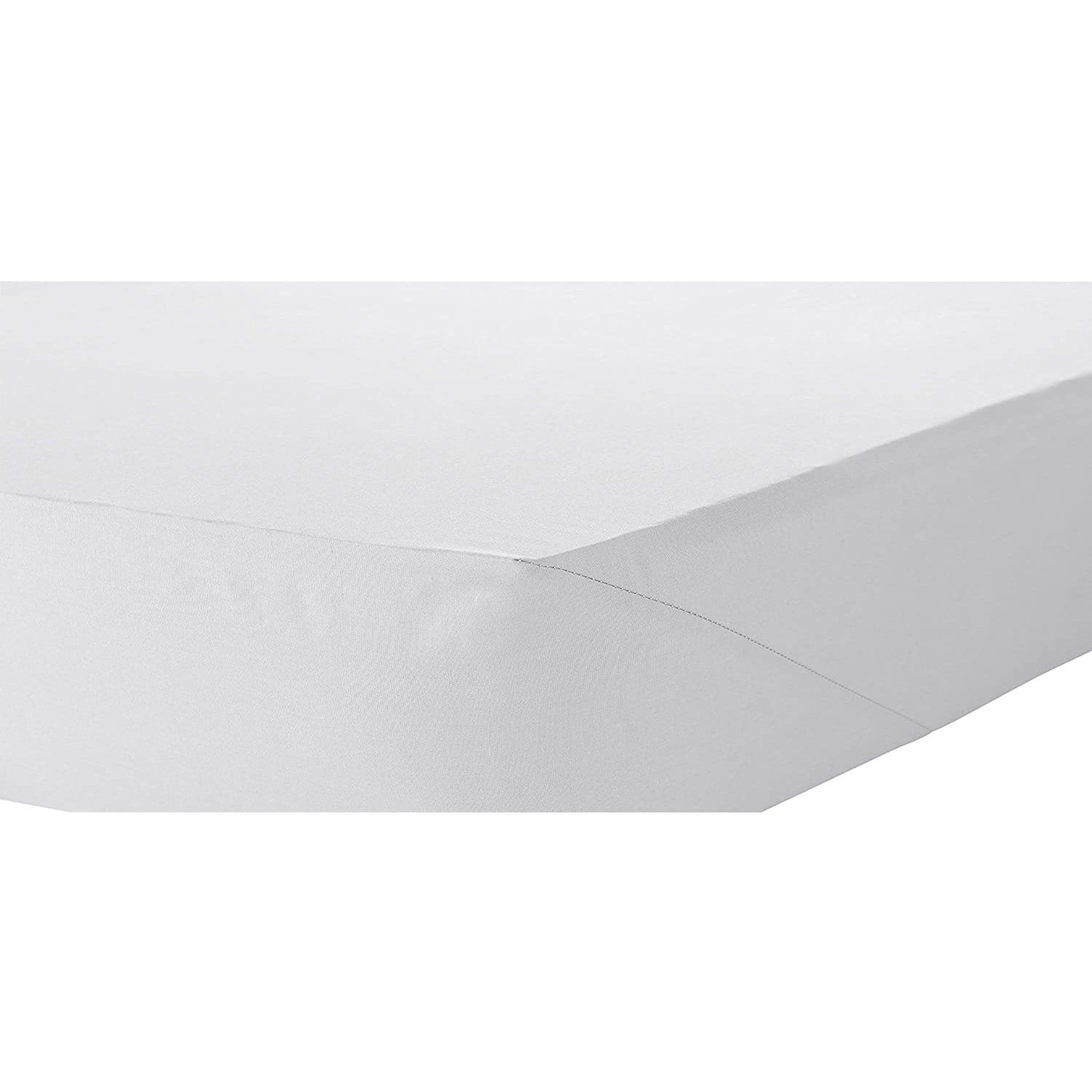 OLIVIA ROCCO Percale Fitted Sheet – 180 TC Soft Cotton Blend Bedding