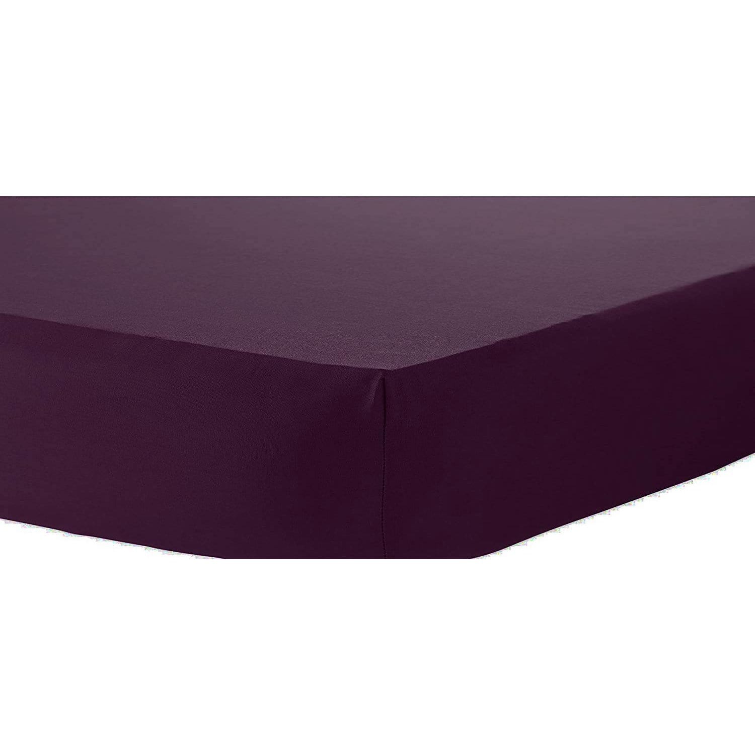 OLIVIA ROCCO Percale Fitted Sheet – 180 TC Soft Cotton Blend Bedding