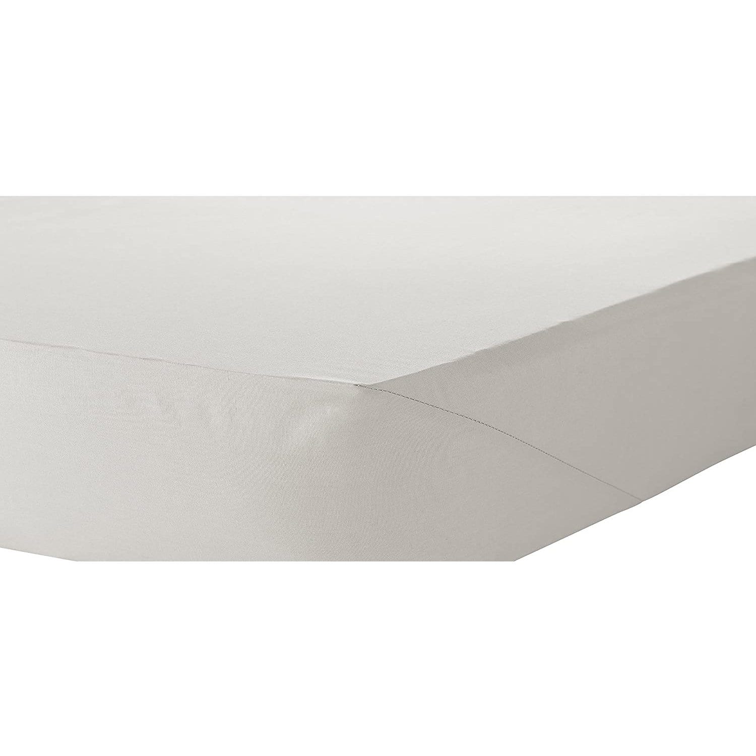 OLIVIA ROCCO Percale Fitted Sheet – 180 TC Soft Cotton Blend Bedding