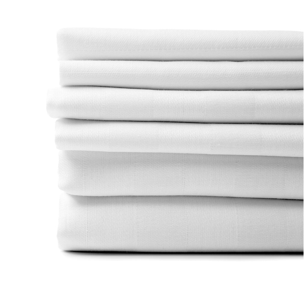 OLIVIA ROCCO Percale Fitted Sheet – 180 TC Soft Cotton Blend Bedding