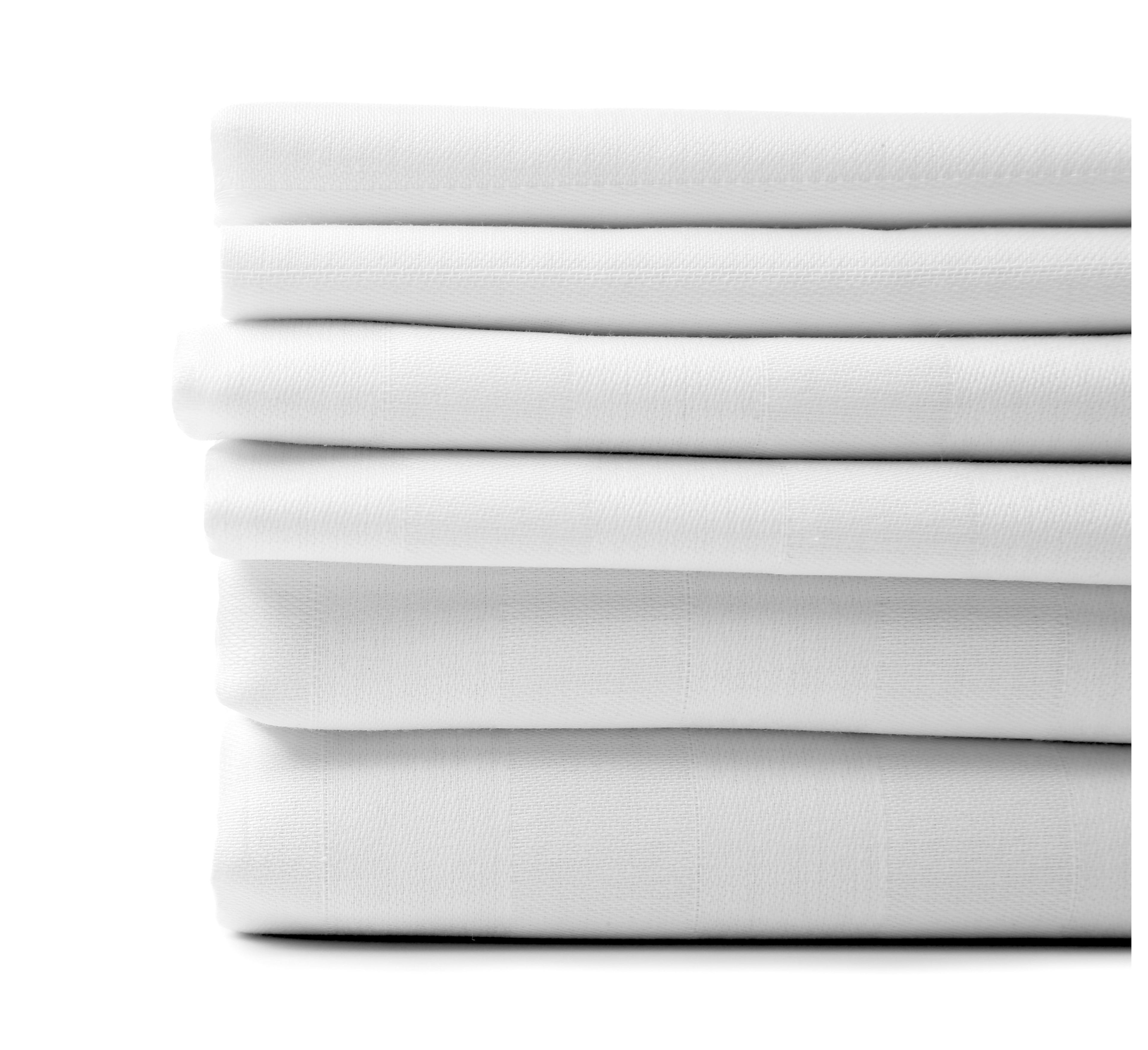OLIVIA ROCCO Percale Fitted Sheet – 180 TC Soft Cotton Blend Bedding