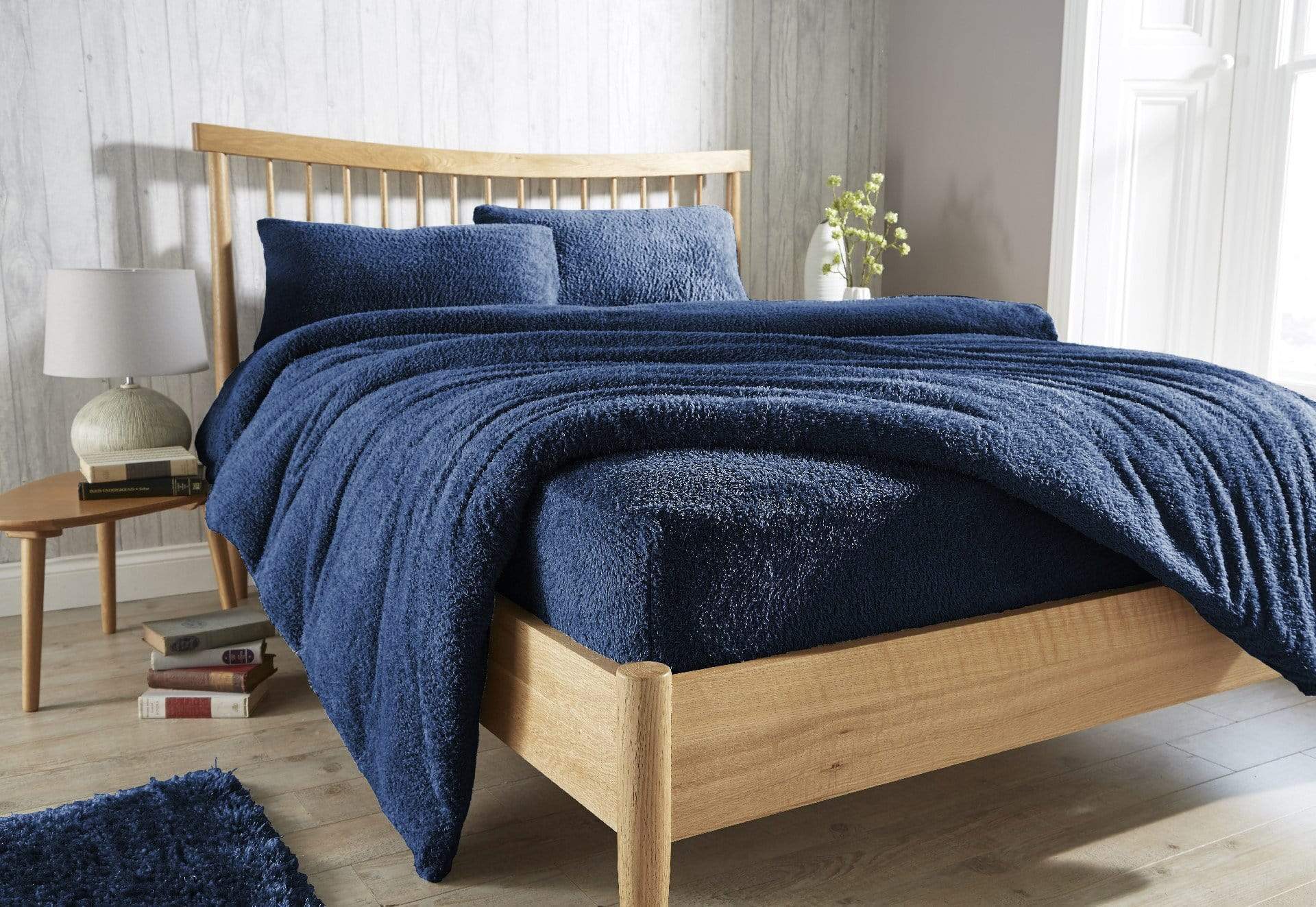 OLIVIA ROCCO Teddy Fleece Extra Deep Fitted Sheet | Thermal Winter Bedding