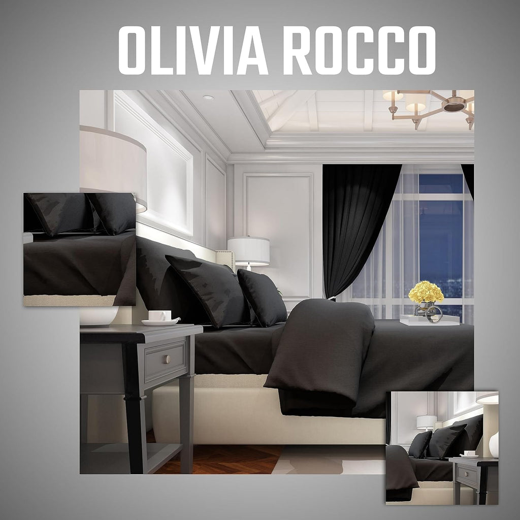 OLIVIA ROCCO Flannelette Fitted Sheets – 100% Brushed Cotton Bedding