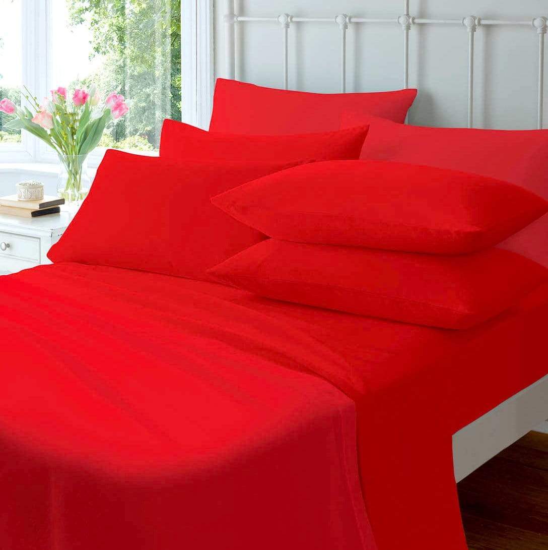 OLIVIA ROCCO Flannelette Flat Sheet – 100% Brushed Cotton Bedding