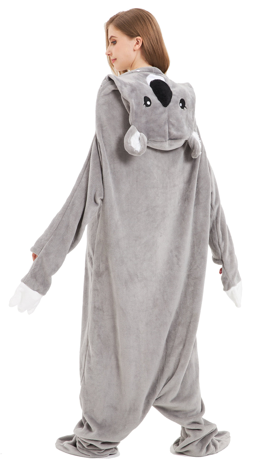 OLIVIA ROCCO Koala Wearable Blanket Hoodie – Oversized Fleece Loungewear