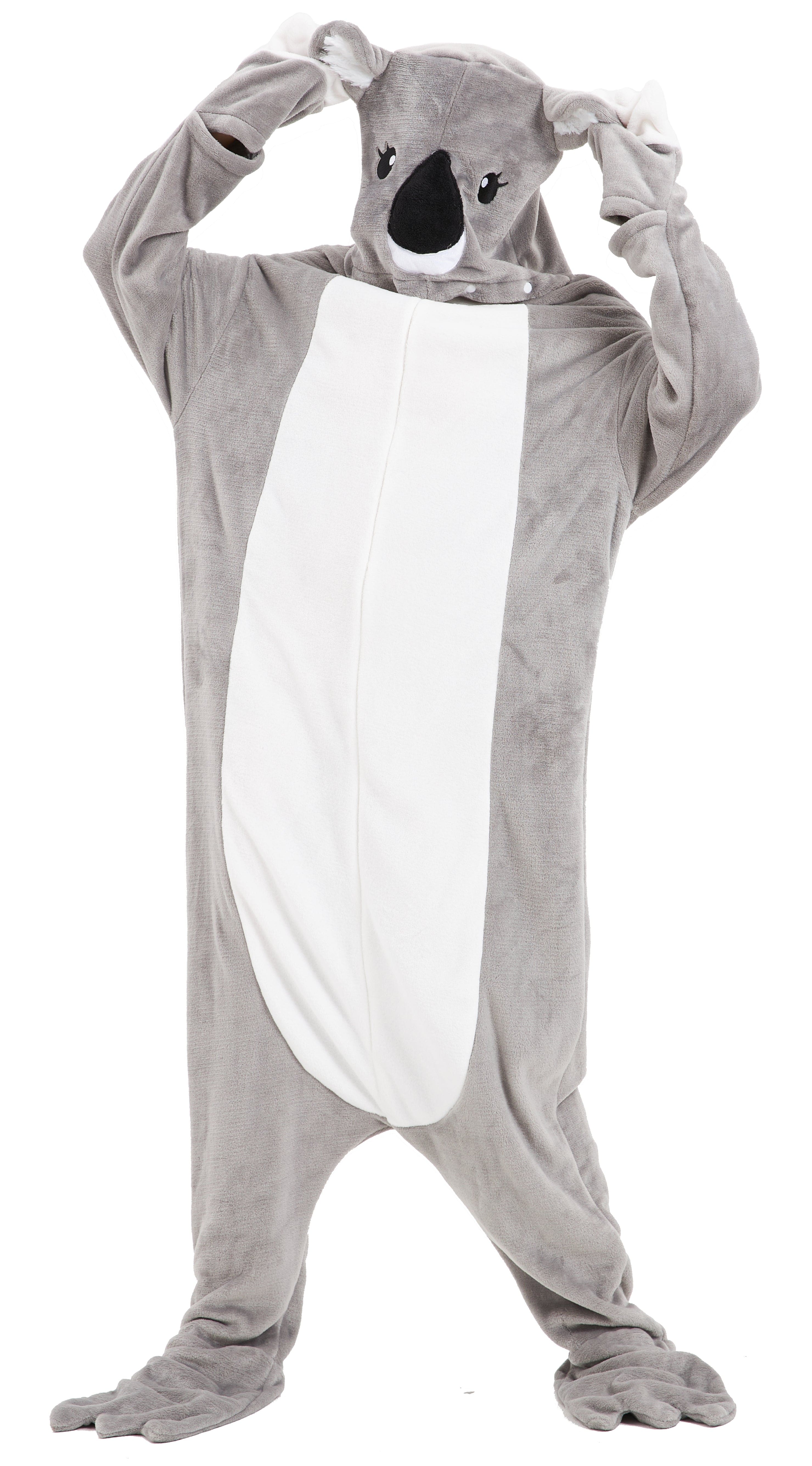 OLIVIA ROCCO Koala Wearable Blanket Hoodie – Oversized Fleece Loungewear