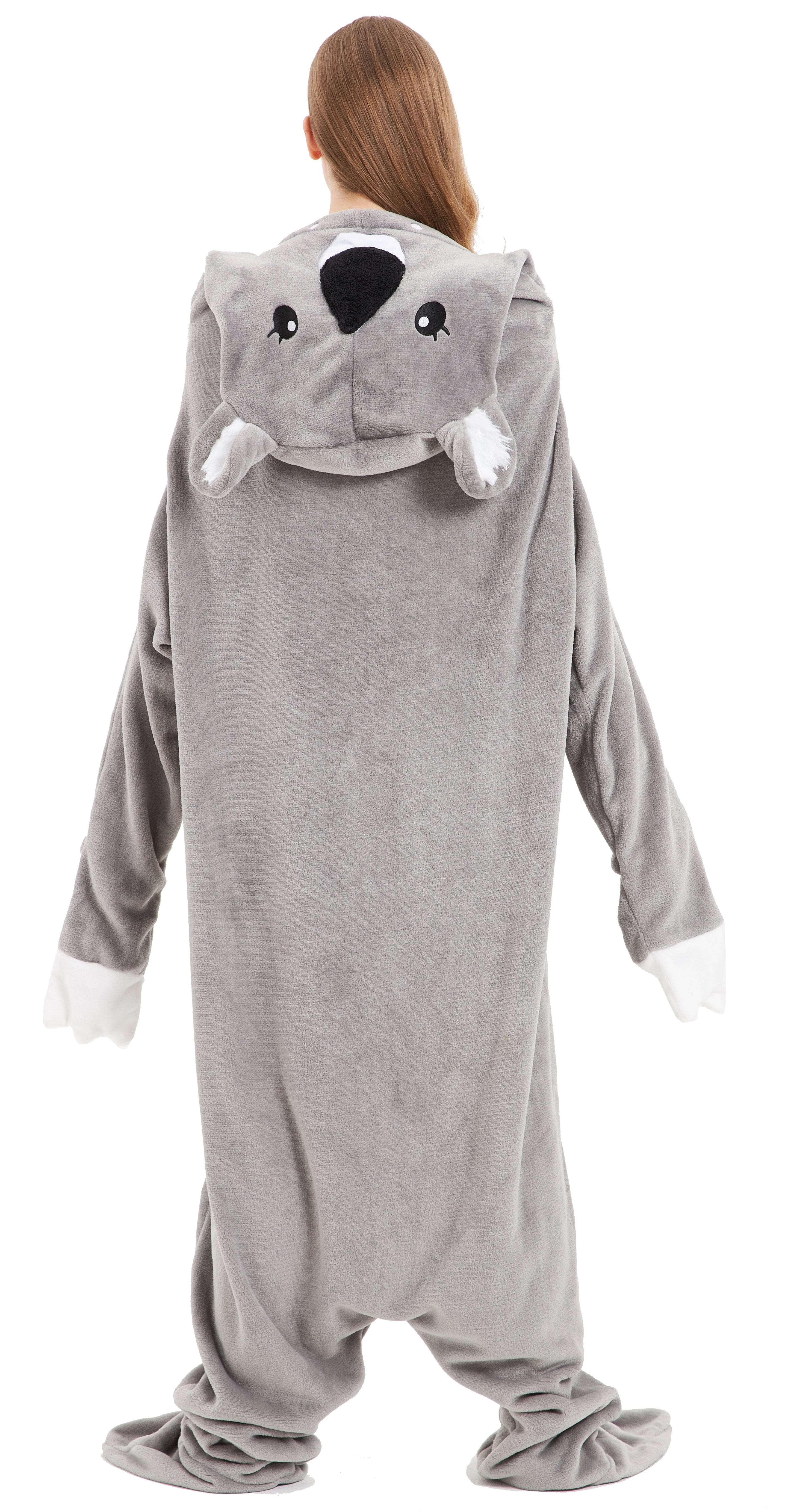 OLIVIA ROCCO Koala Wearable Blanket Hoodie – Oversized Fleece Loungewear