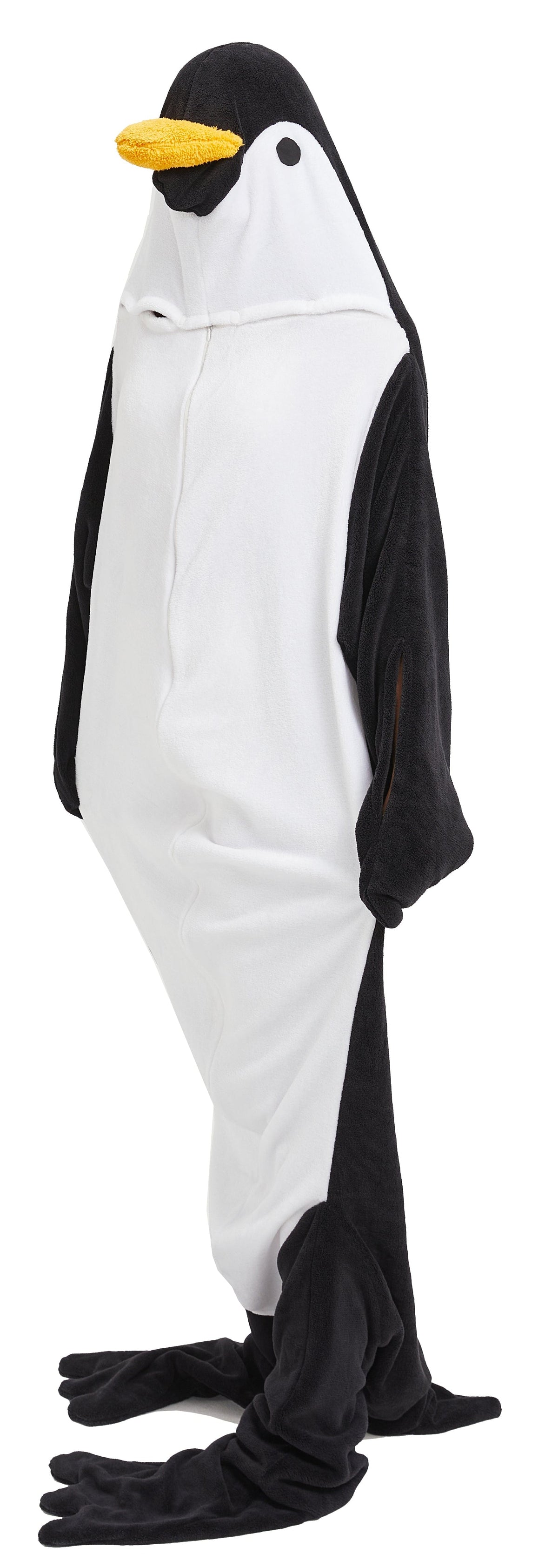 OLIVIA ROCCO Penguin Wearable Blanket Hoodie – Oversized Fleece Loungewear