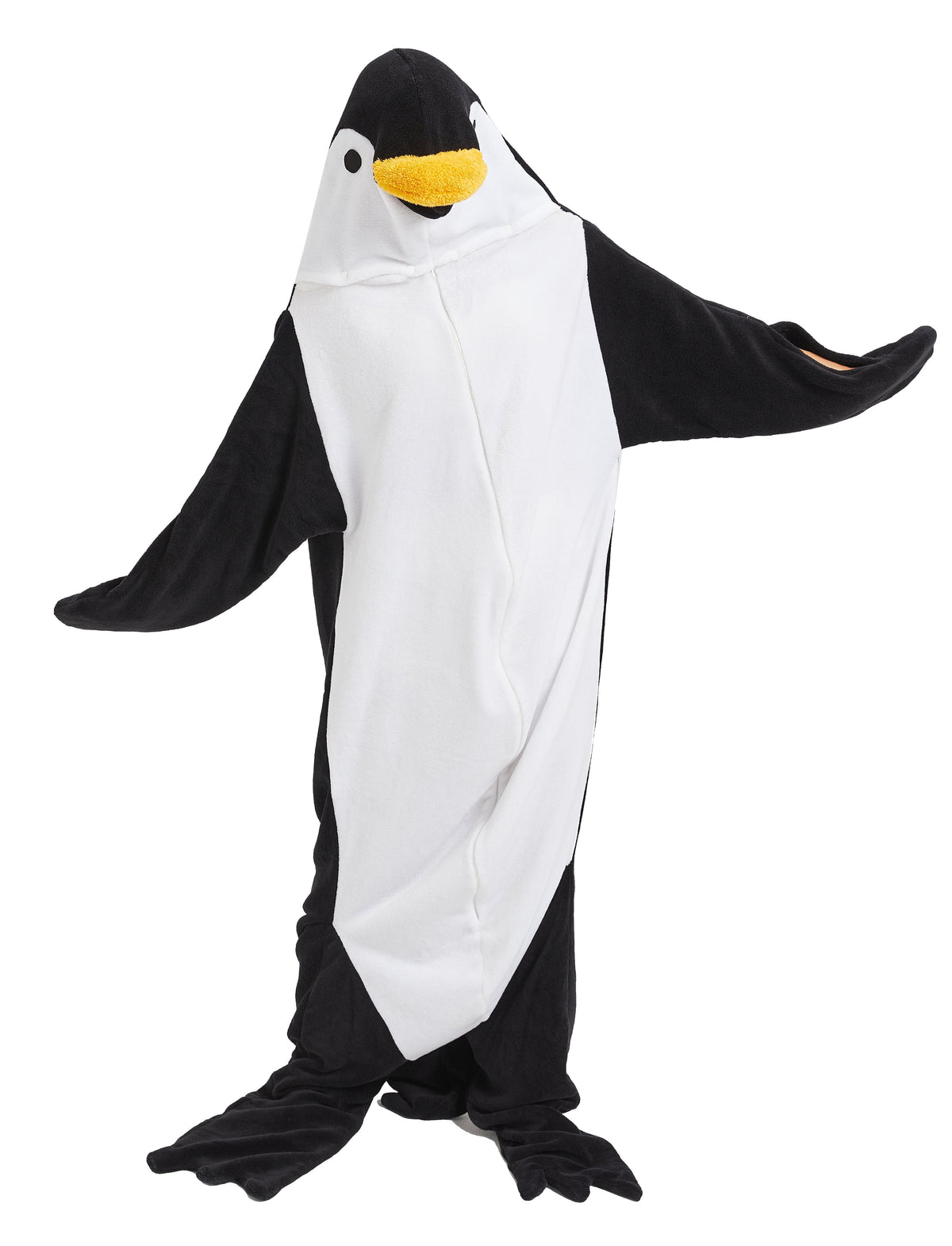 OLIVIA ROCCO Penguin Wearable Blanket Hoodie – Oversized Fleece Loungewear