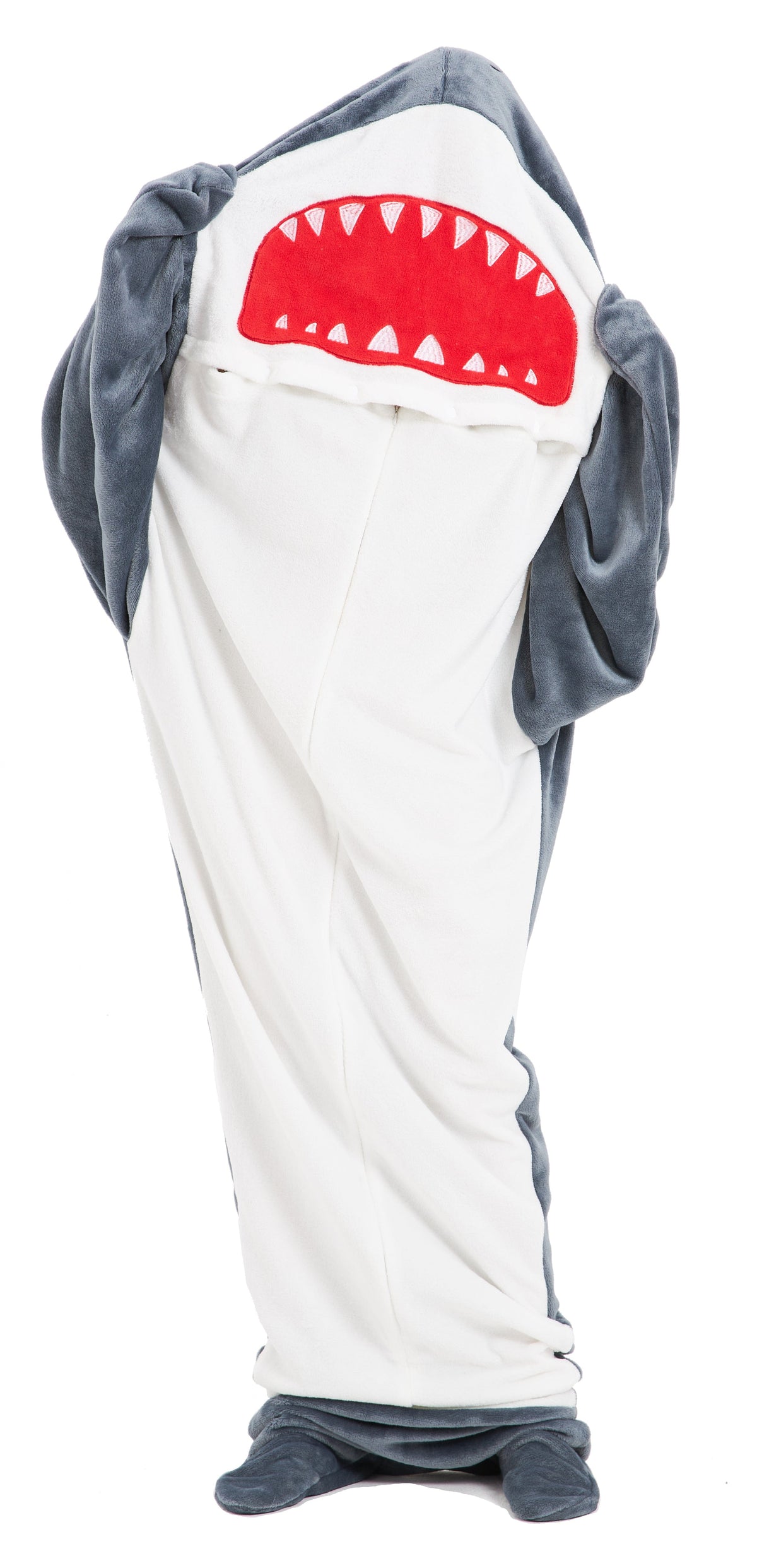 OLIVIA ROCCO Shark Wearable Blanket Hoodie – Oversized Fleece Loungewear