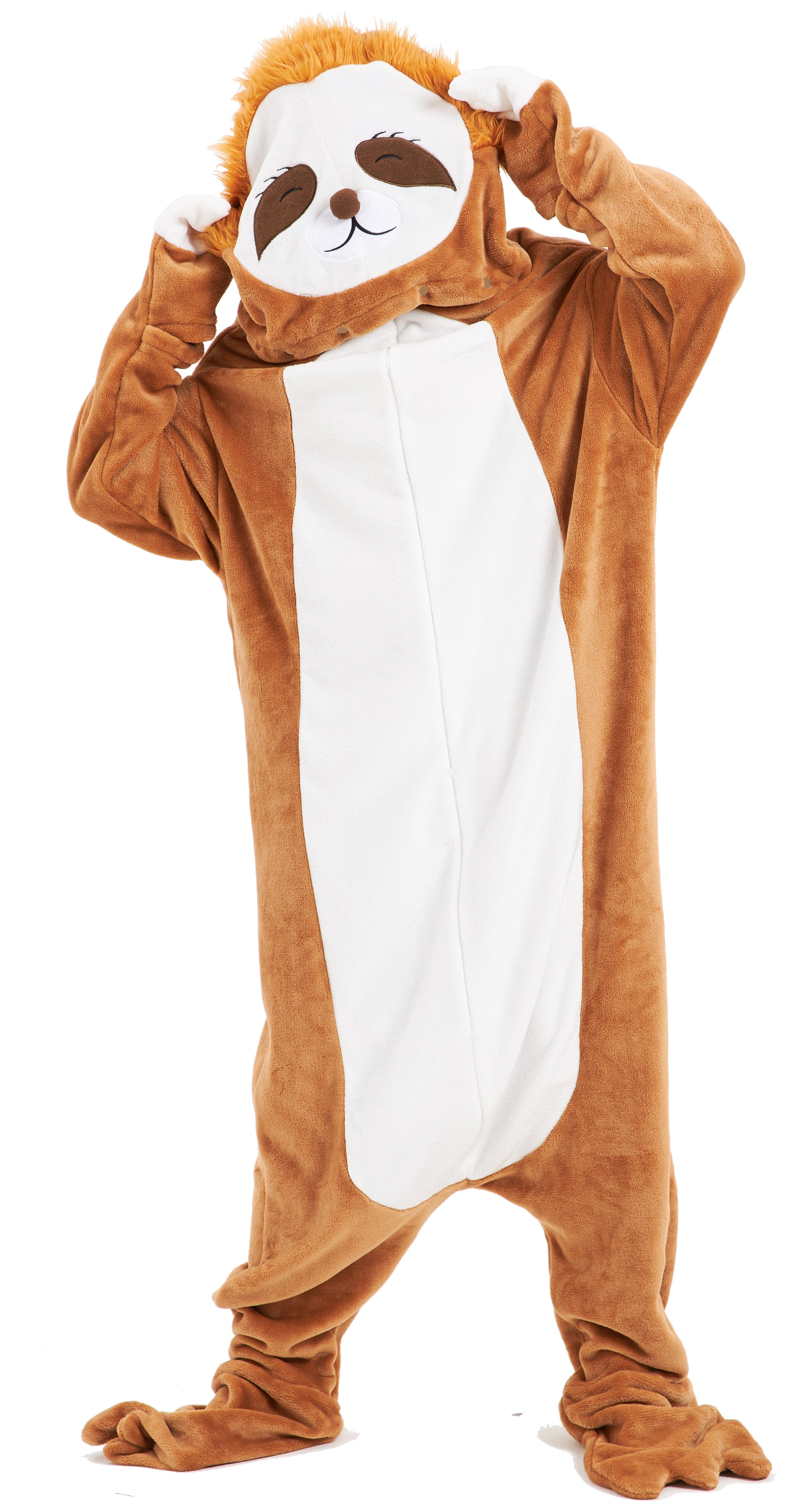 OLIVIA ROCCO Sloth Wearable Blanket Hoodie – Oversized Soft Fleece Loungewear