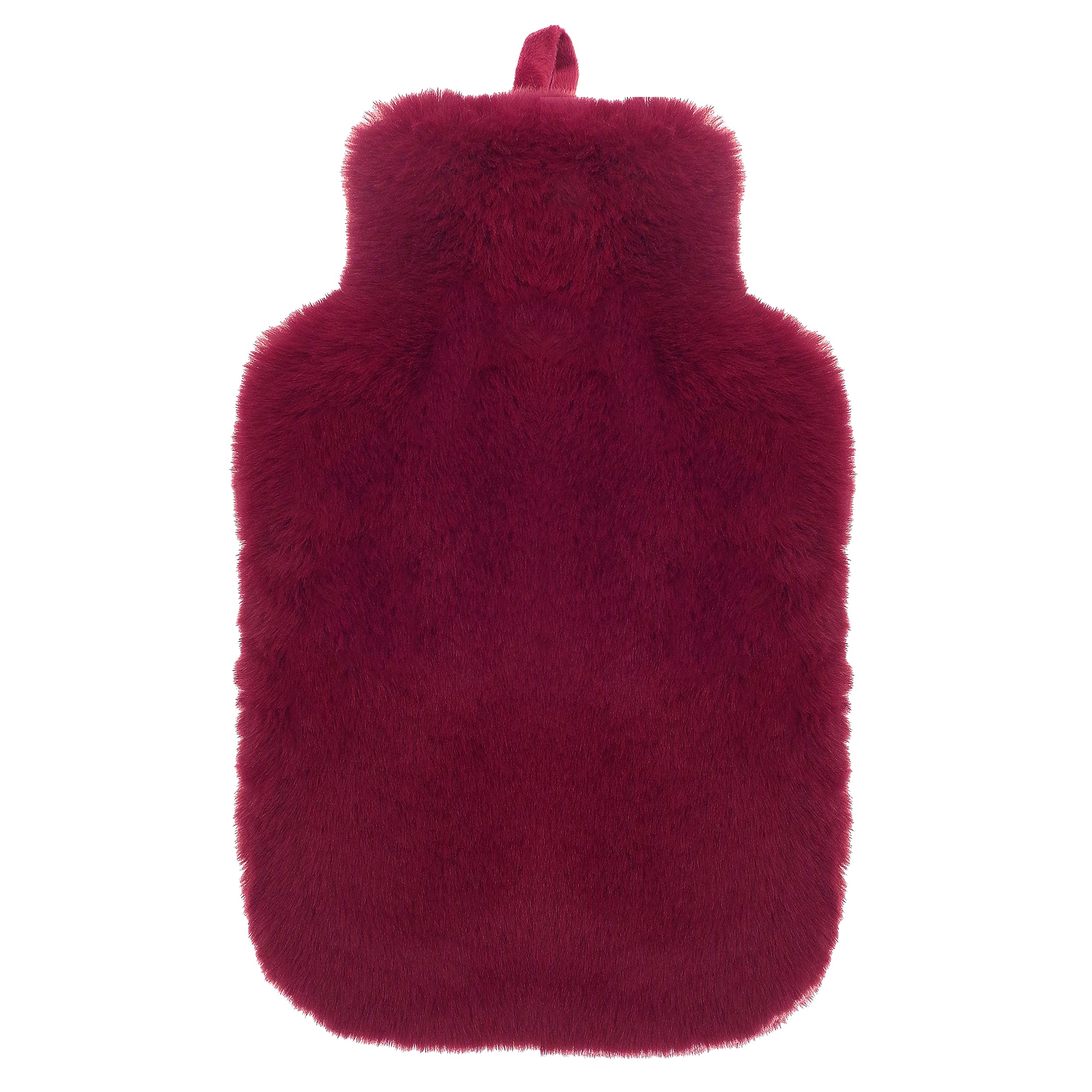 OLIVIA ROCCO 2L Hot Water Bottle – Faux Fur Cover Natural Rubber Heat Pad