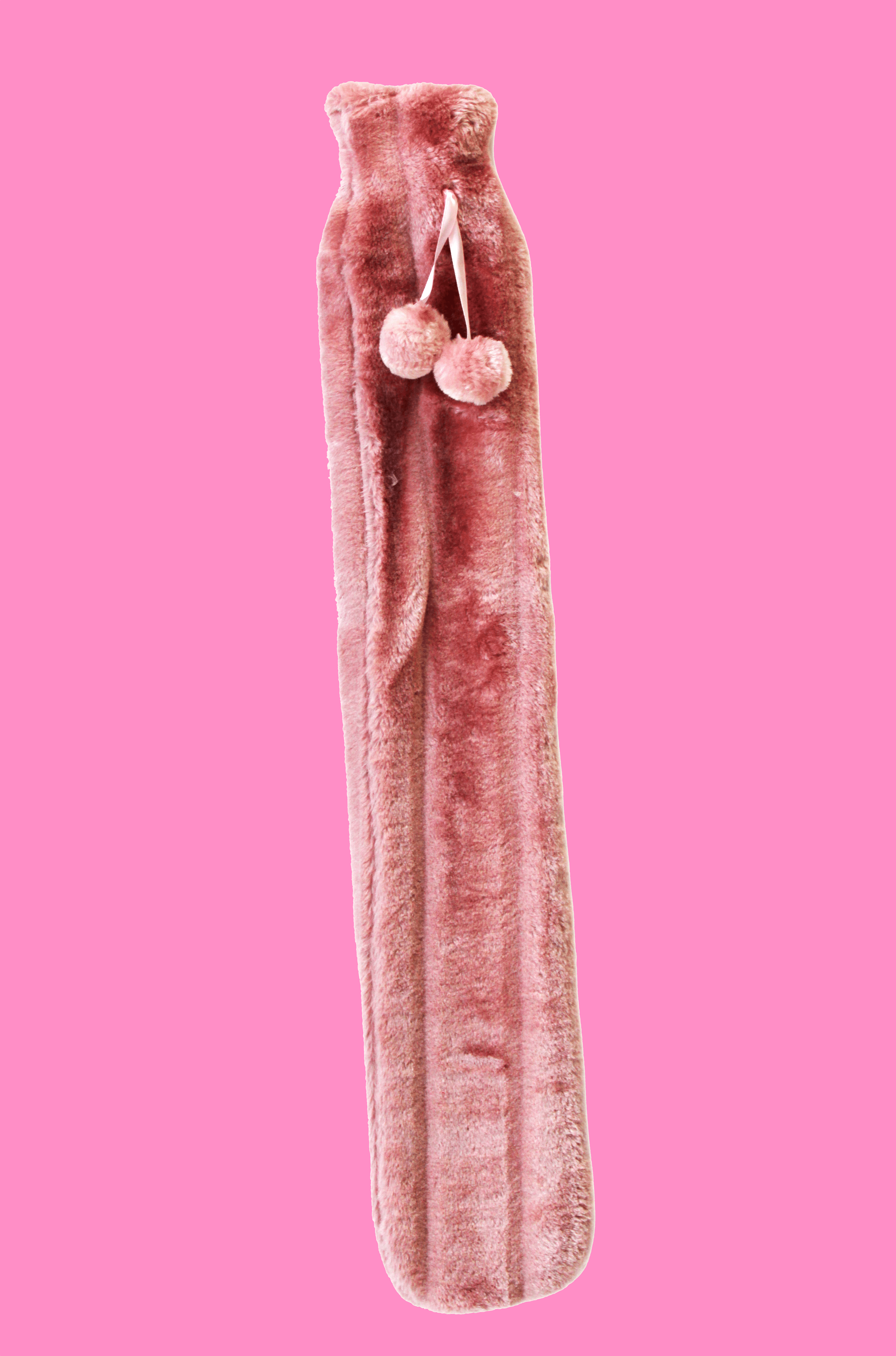 OLIVIA ROCCO Extra Long Hot Water Bottle | 2L Faux Fur Cover Natural Rubber