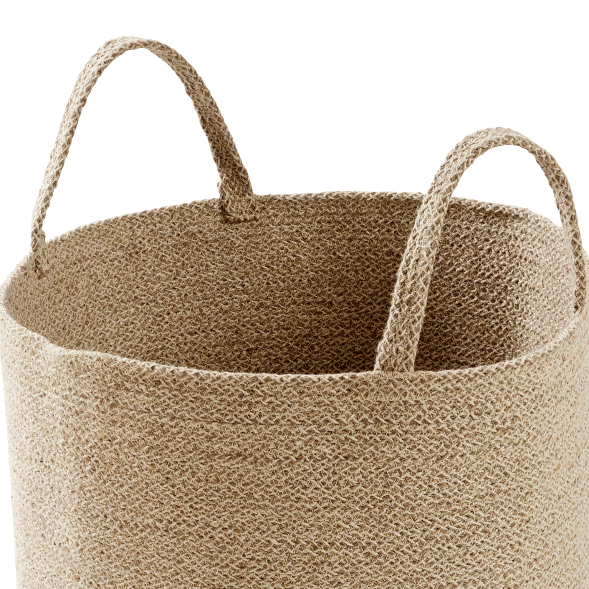 OLIVIA ROCCO Large Woven Cotton Laundry Basket – Durable Rope Storage Bin