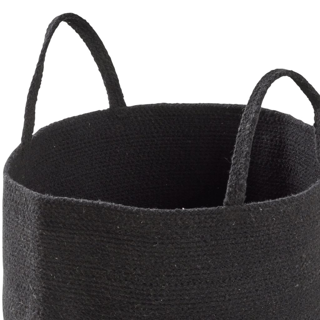 OLIVIA ROCCO Large Woven Cotton Laundry Basket – Durable Rope Storage Bin