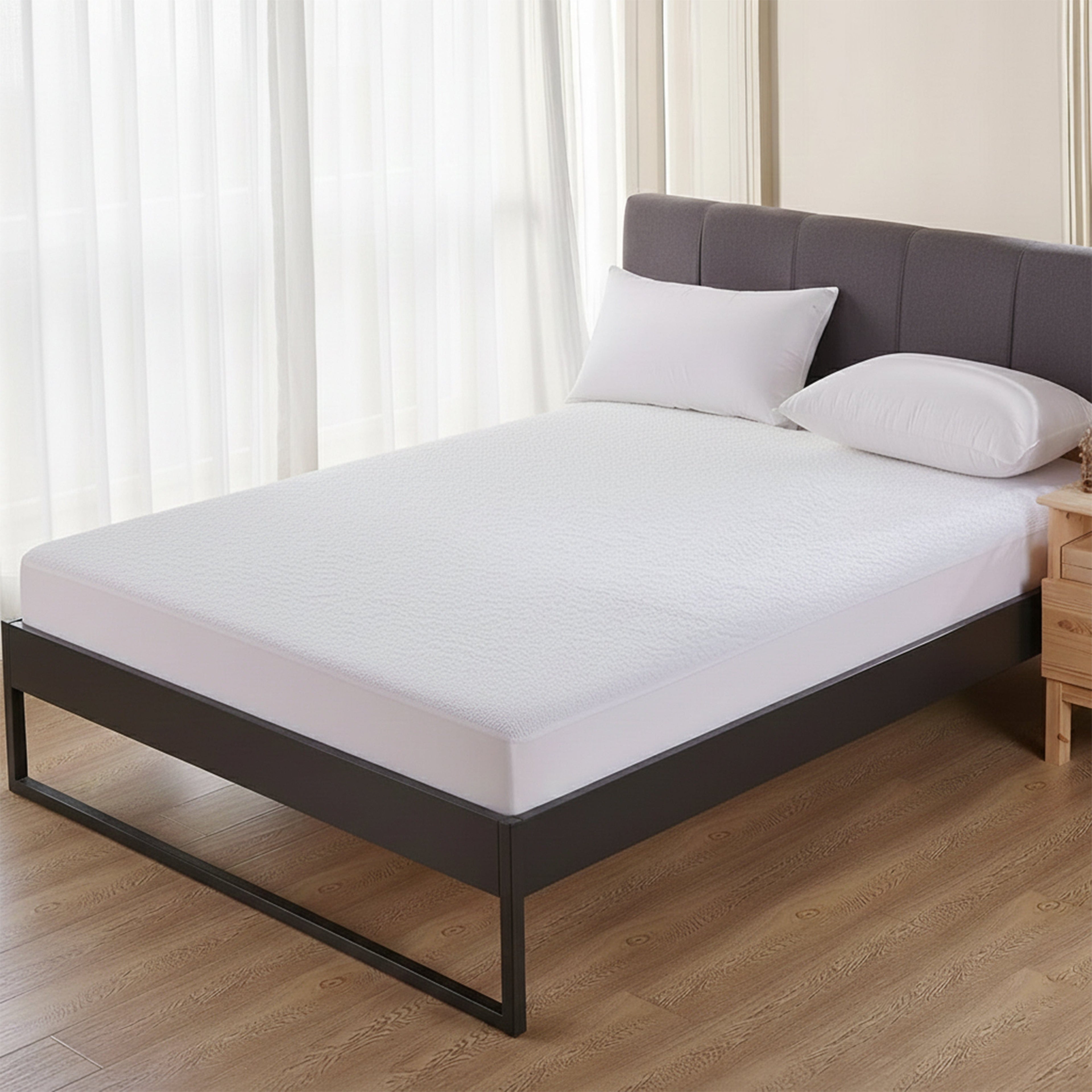 OLIVIA ROCCO Waterproof Terry Towel Mattress Protector | Deep 30cm Skirt