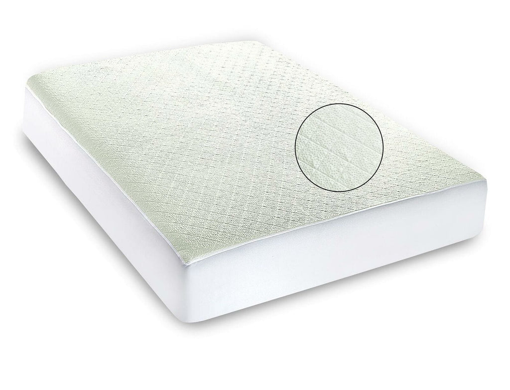 OLIVIA ROCCO Bamboo Quilted Waterproof Mattress Protector – Extra Deep Skirt