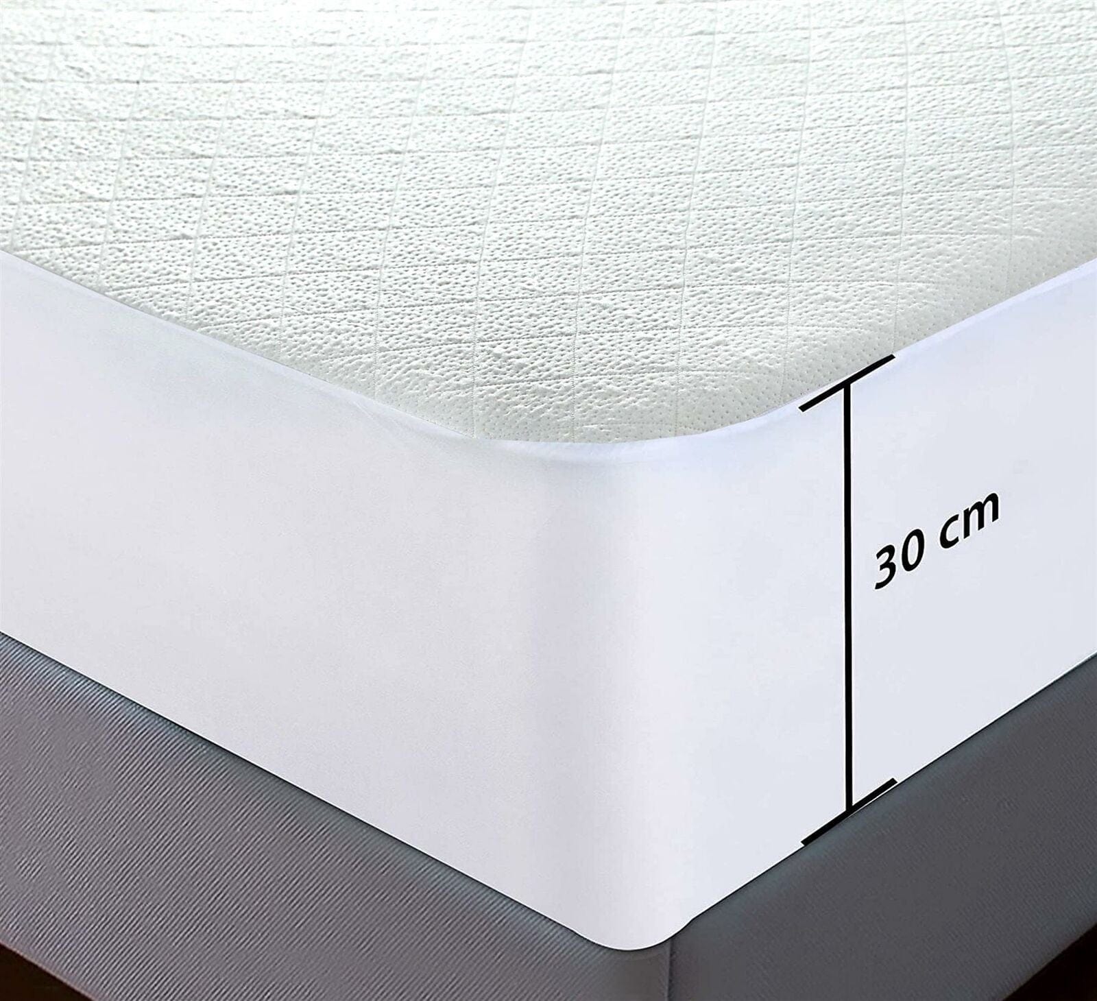 OLIVIA ROCCO Bamboo Quilted Waterproof Mattress Protector – Extra Deep Skirt